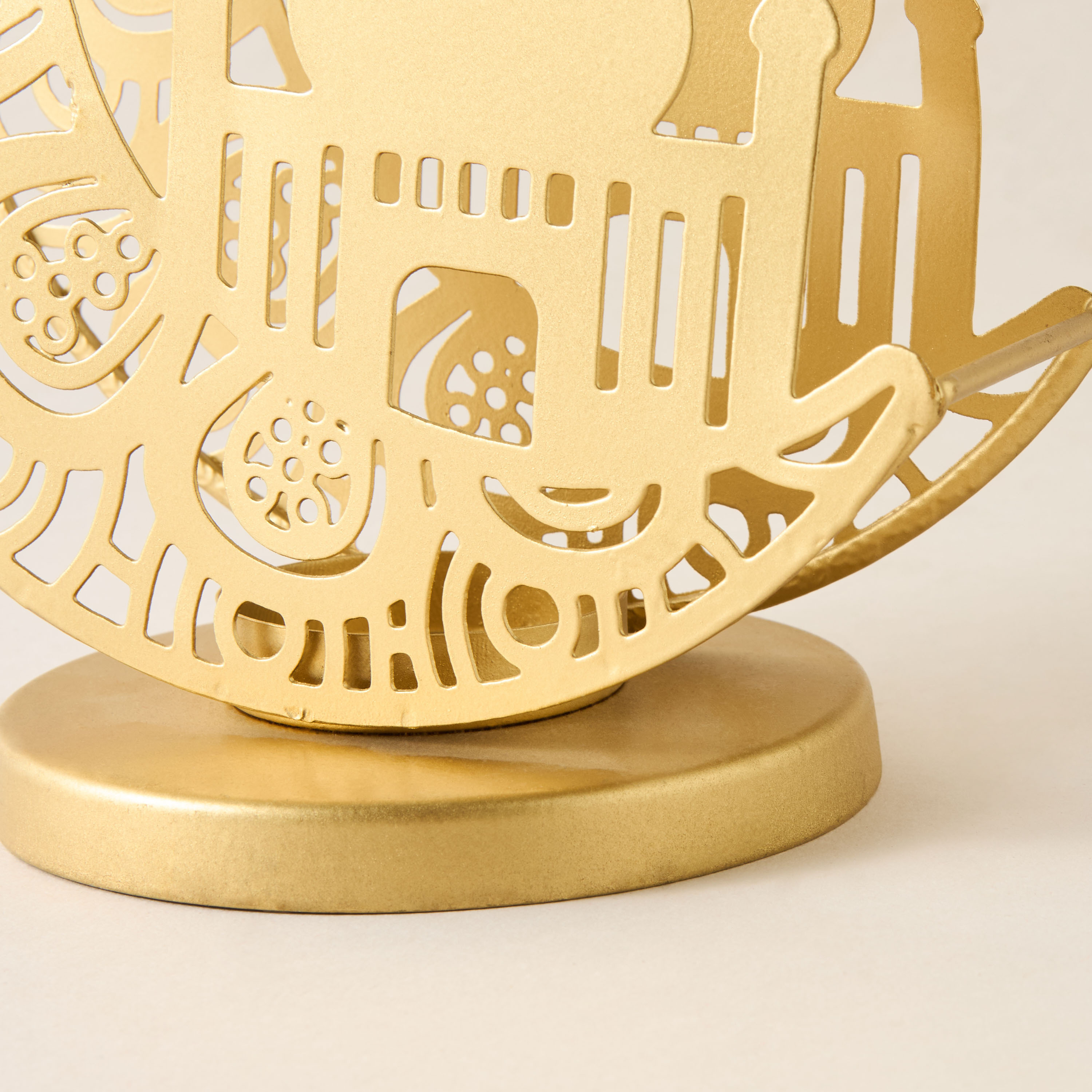 Decorative Crescent Accent Tealight Holder - 18x23 cms-household-decor-candleholdersandlanterns-image-4