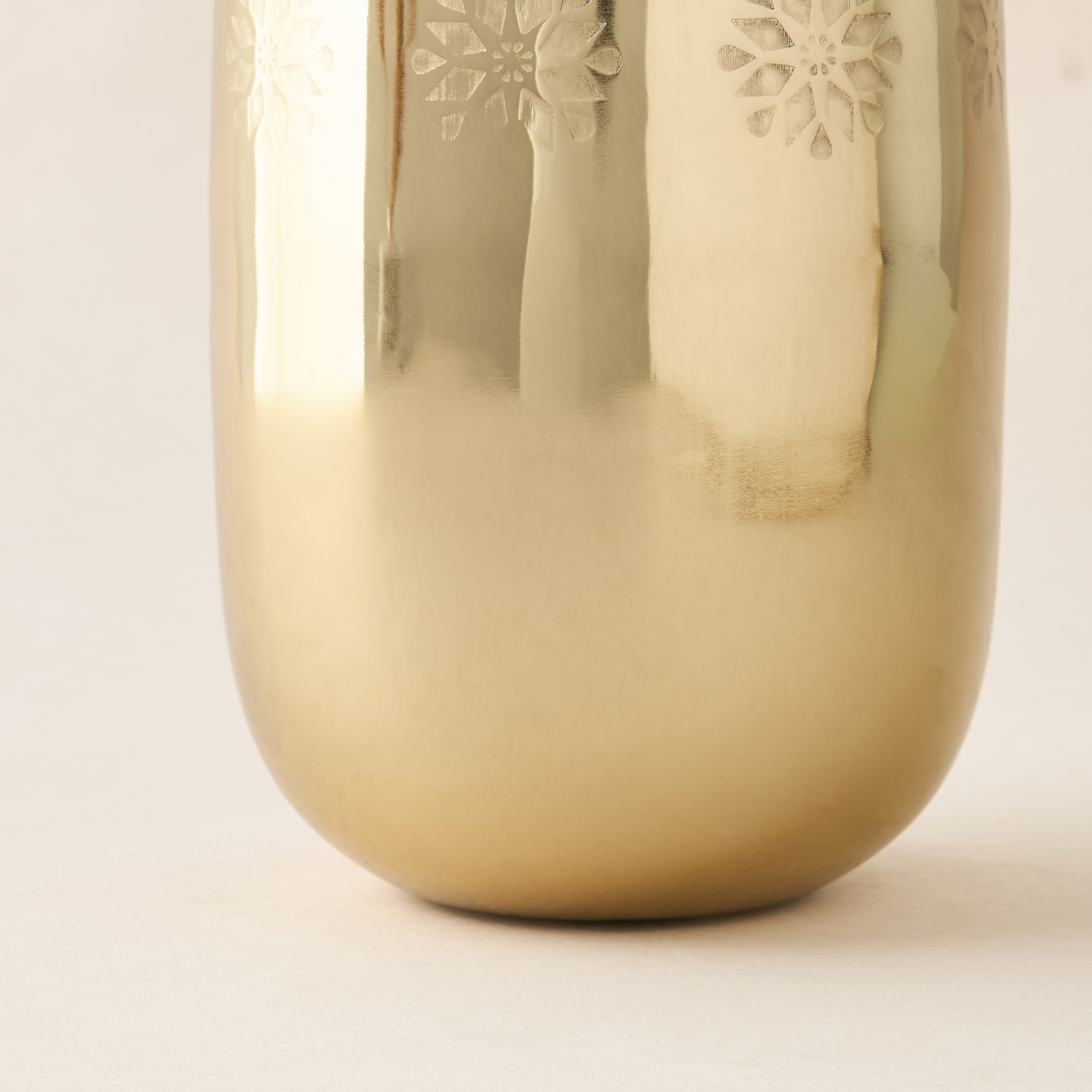 Floral Textured Metallic Vase - 14x8x10 cms-household-decor-vasesandbowls-image-4