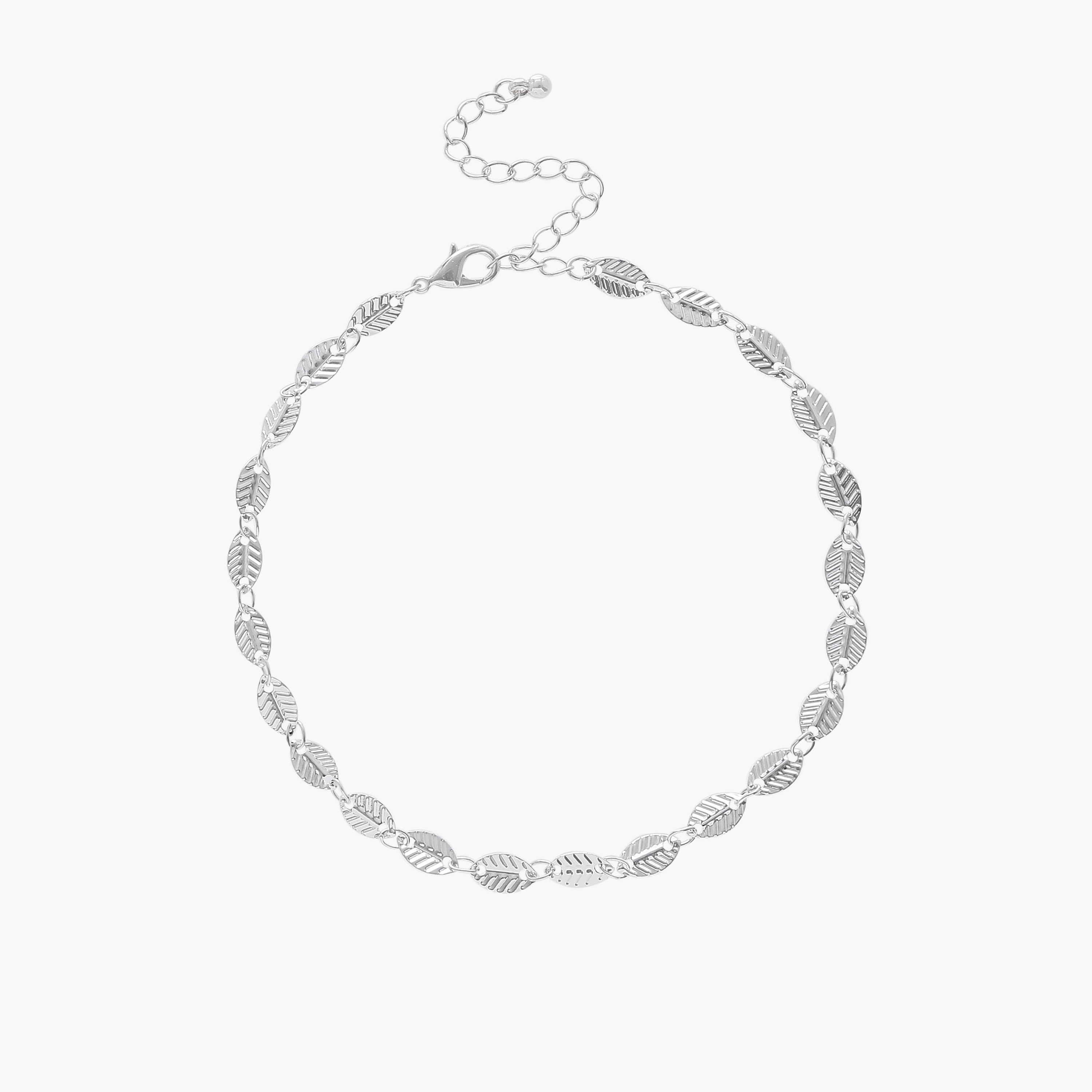 خلاخيل معدن مزينة - عبوة 3 قطع-women-watchesandjewellery-jewellery-anklets-image-3