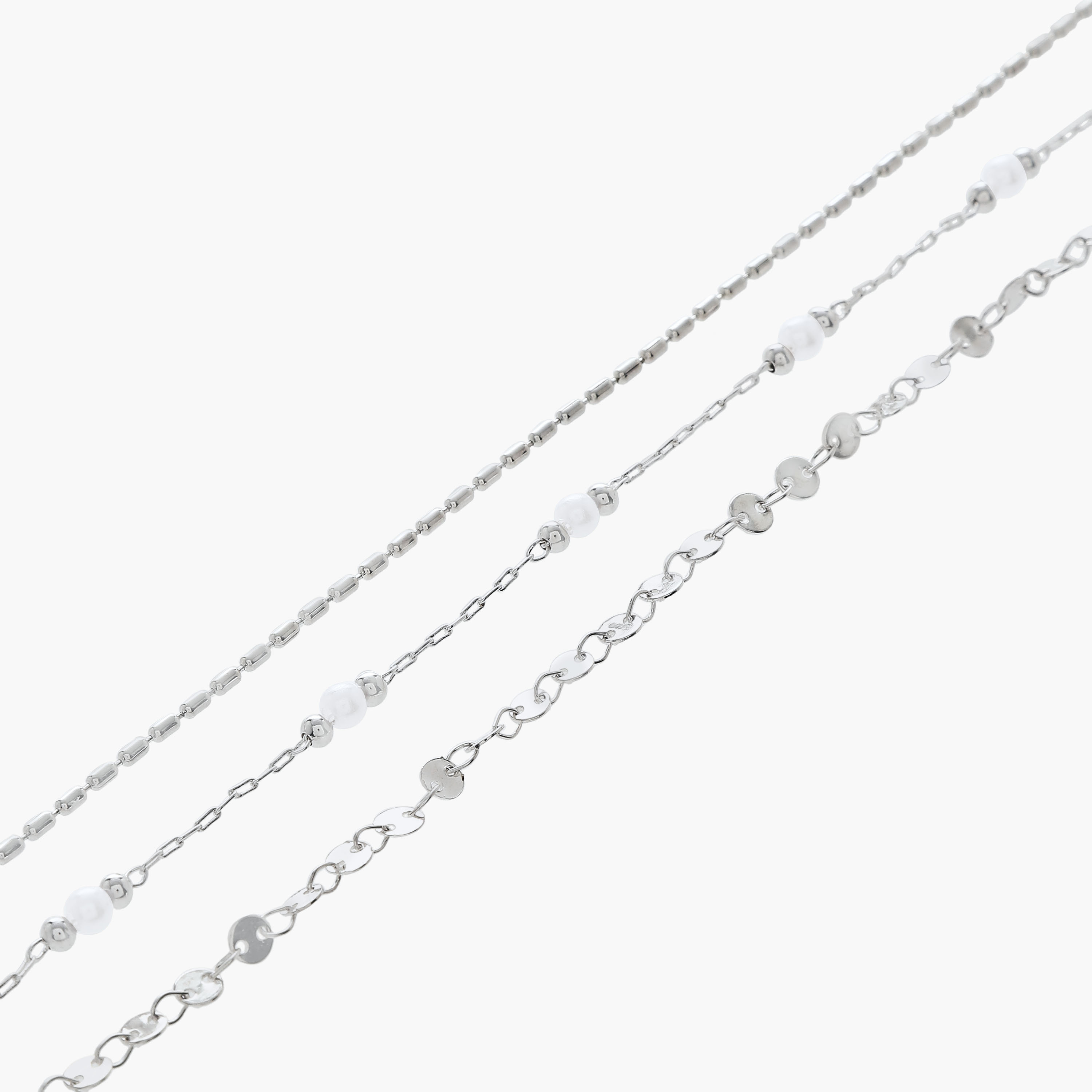 طقم خلاخيل ميتالك 3 قطع-women-watchesandjewellery-jewellery-anklets-image-1