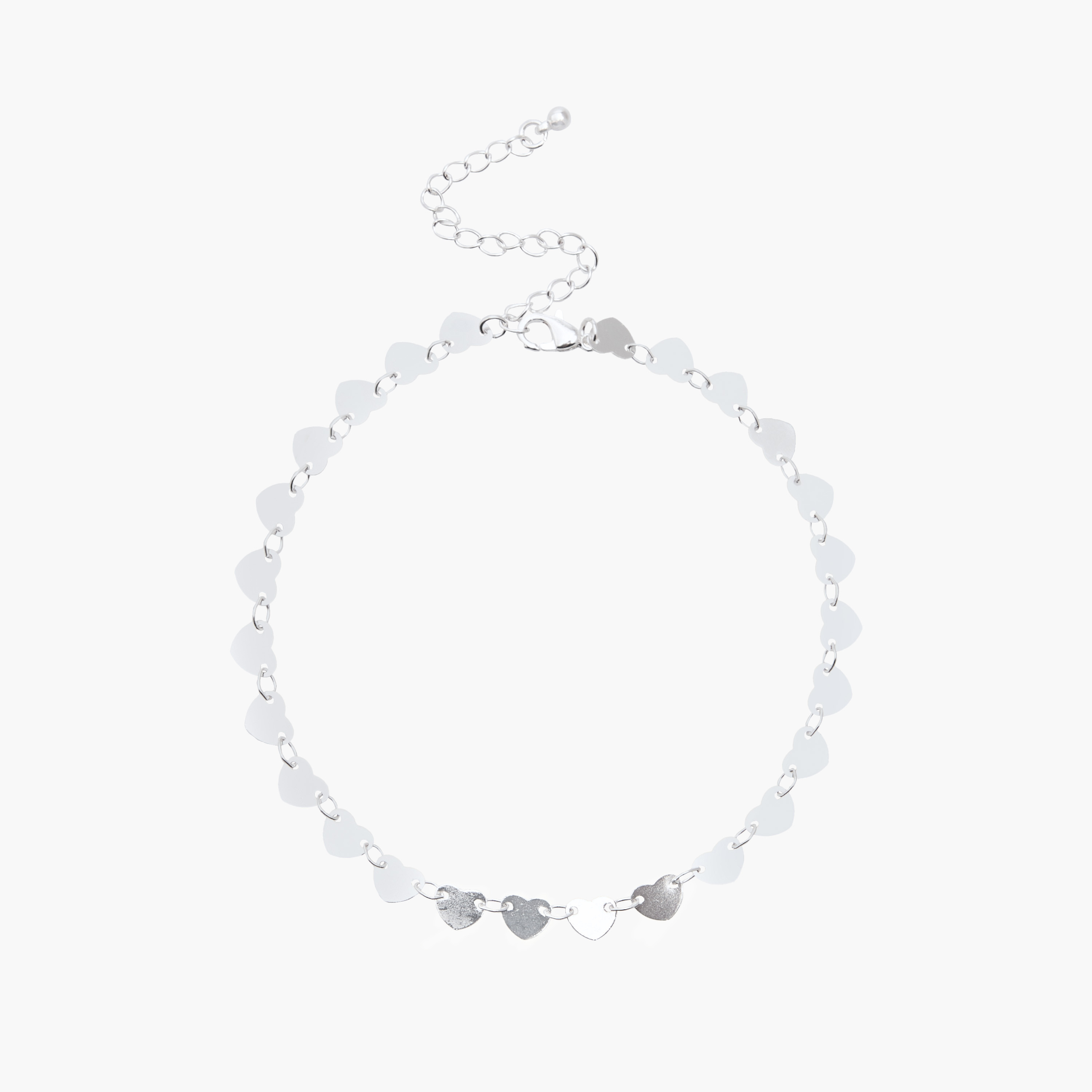 خلاخيل معدن مزينة - عبوة من 3 قطع-women-watchesandjewellery-jewellery-anklets-image-4