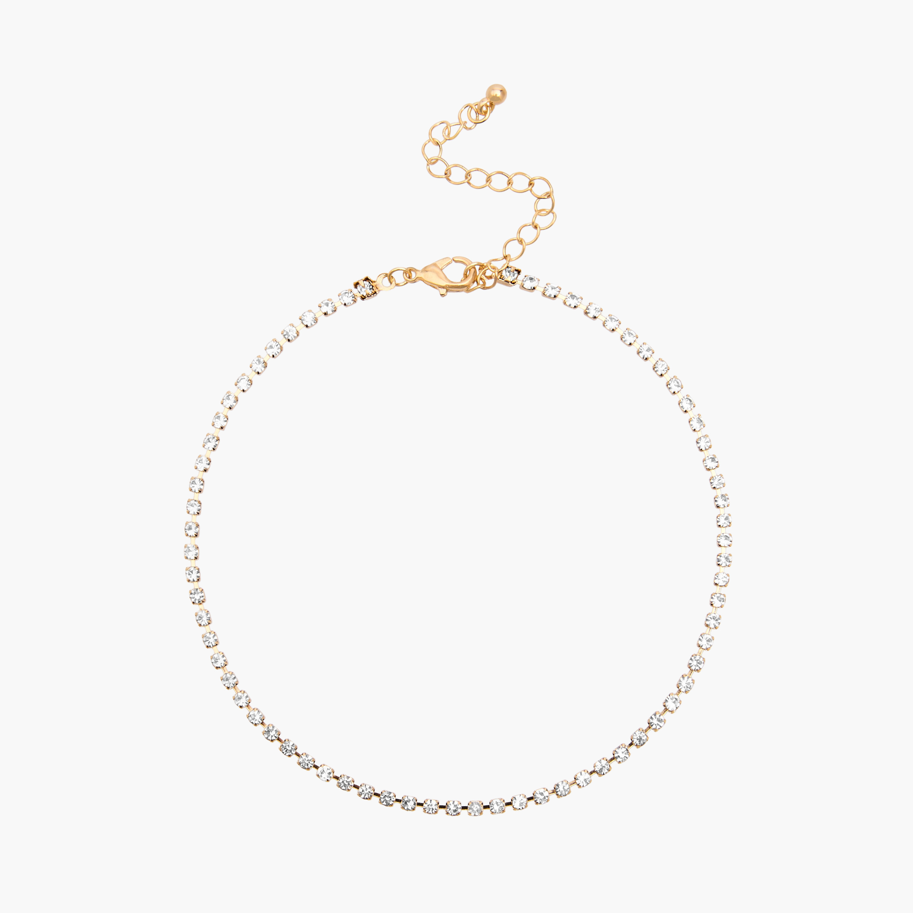 خلاخيل معدن مزينة - عبوة من 3 قطع-women-watchesandjewellery-jewellery-anklets-image-5
