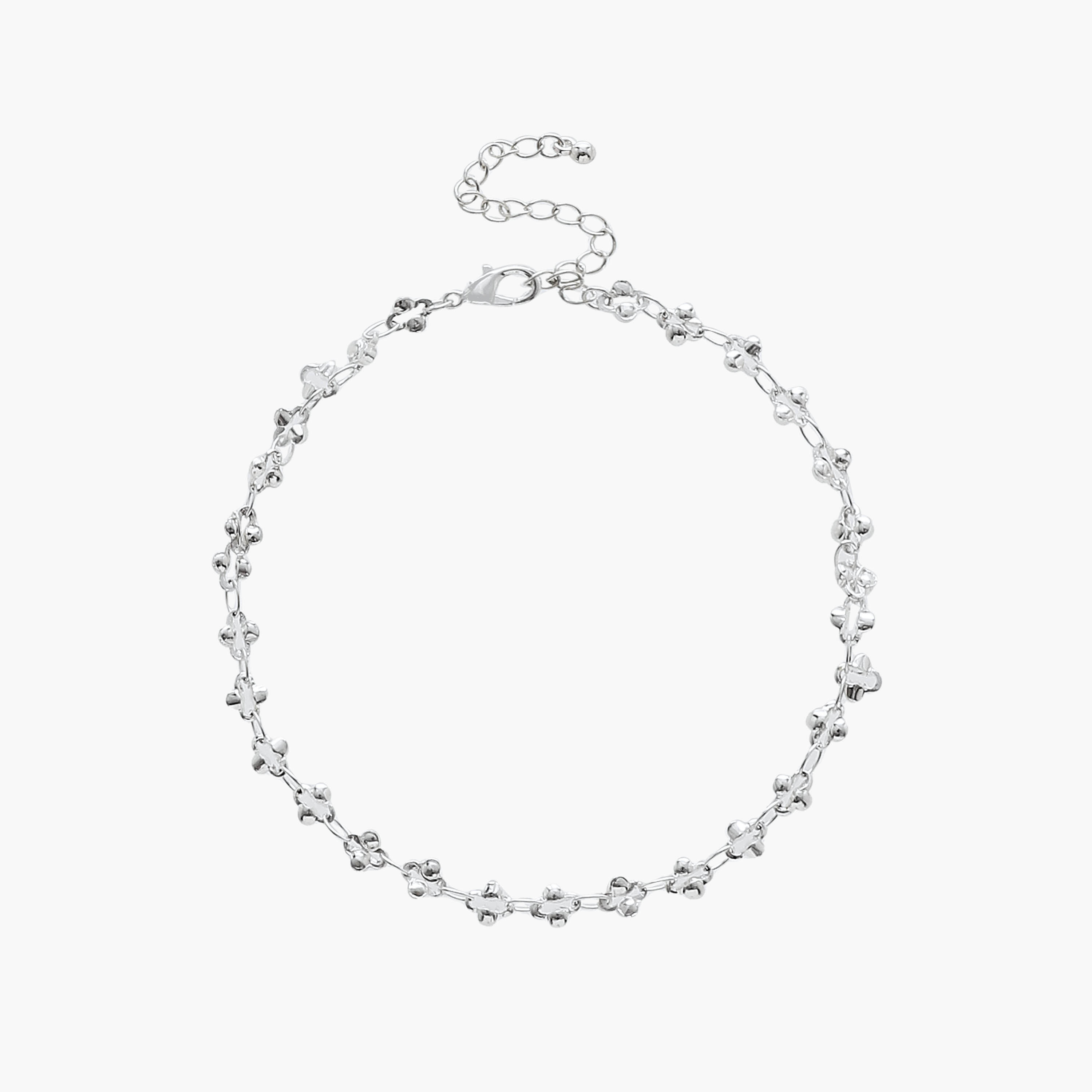 طقم خلاخيل ميتالك مزينة 3 قطع-women-watchesandjewellery-jewellery-anklets-image-4