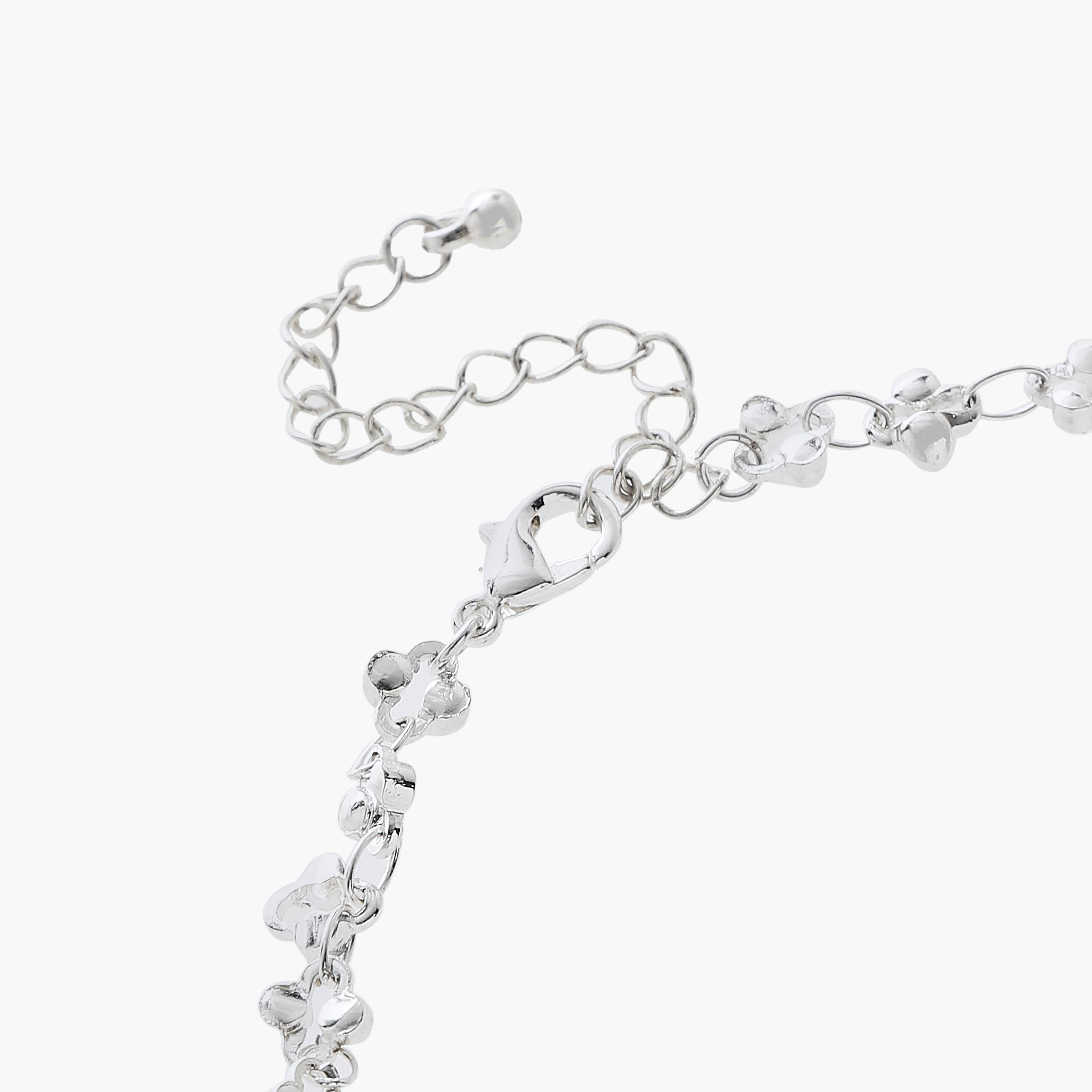 طقم خلاخيل ميتالك مزينة 3 قطع-women-watchesandjewellery-jewellery-anklets-image-2