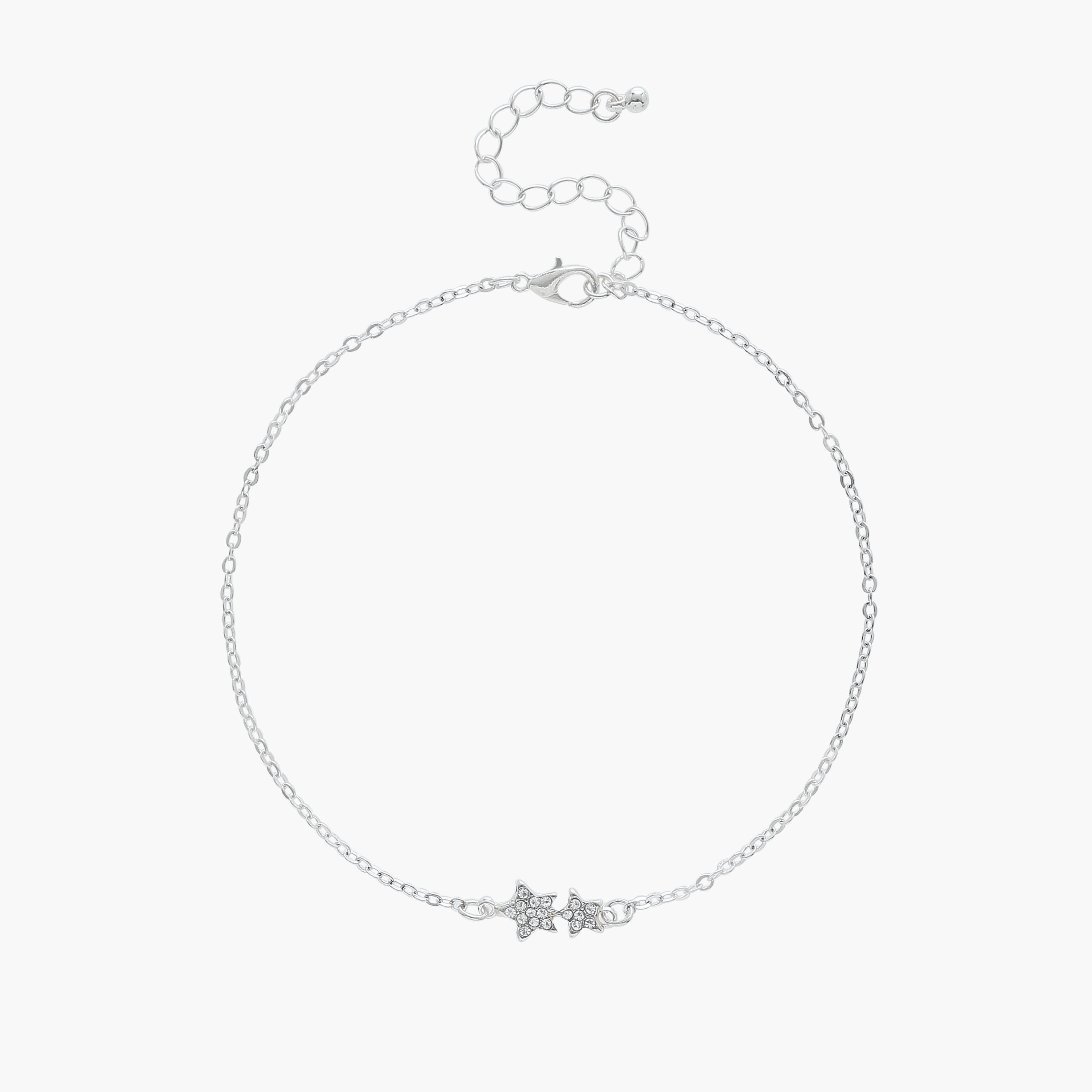 طقم خلاخيل معدن مزين 3 قطع-women-watchesandjewellery-jewellery-anklets-image-4