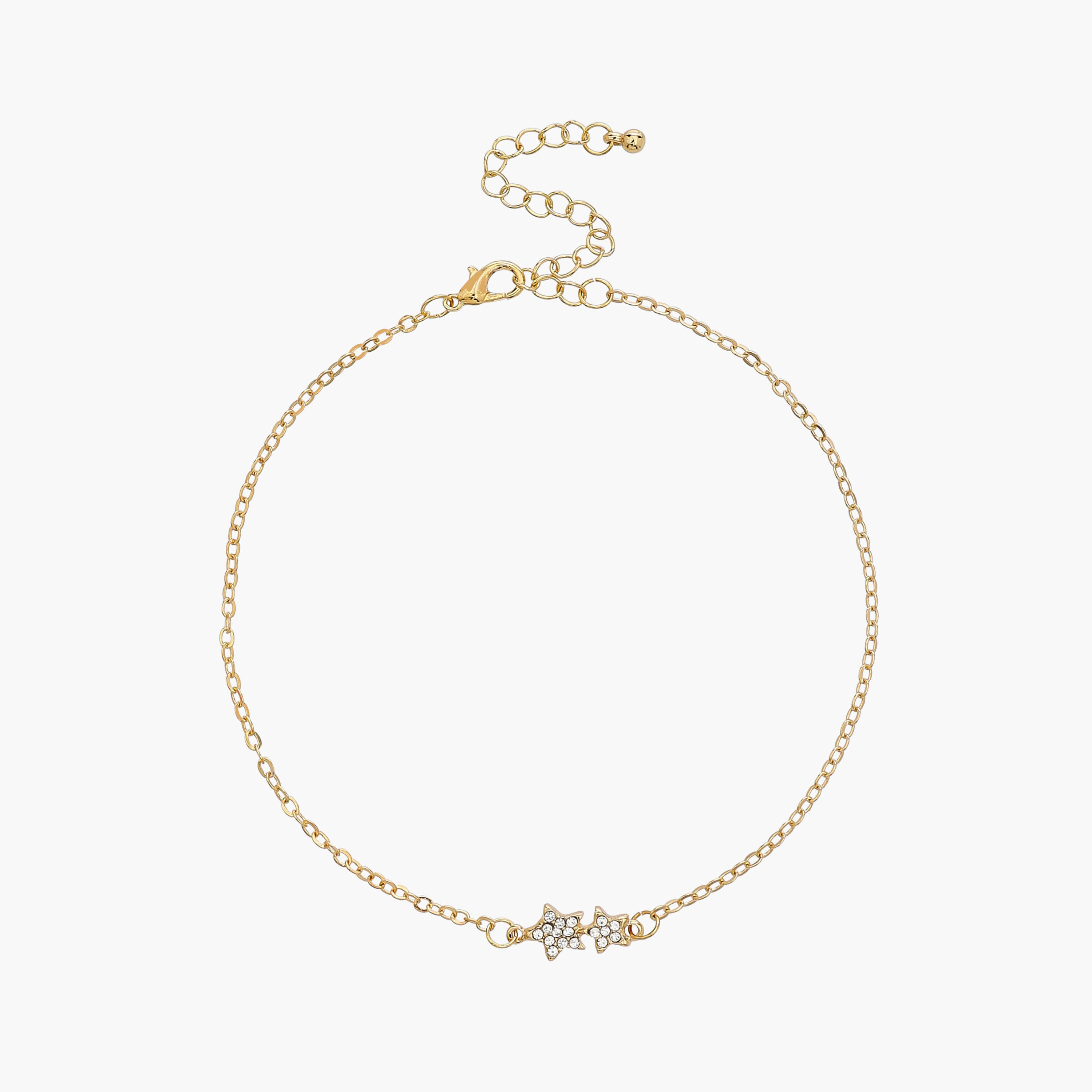 خلاخيل ذهبية اللون بتصاميم متنوعة - عبوة 3 قطع-women-watchesandjewellery-jewellery-anklets-image-3