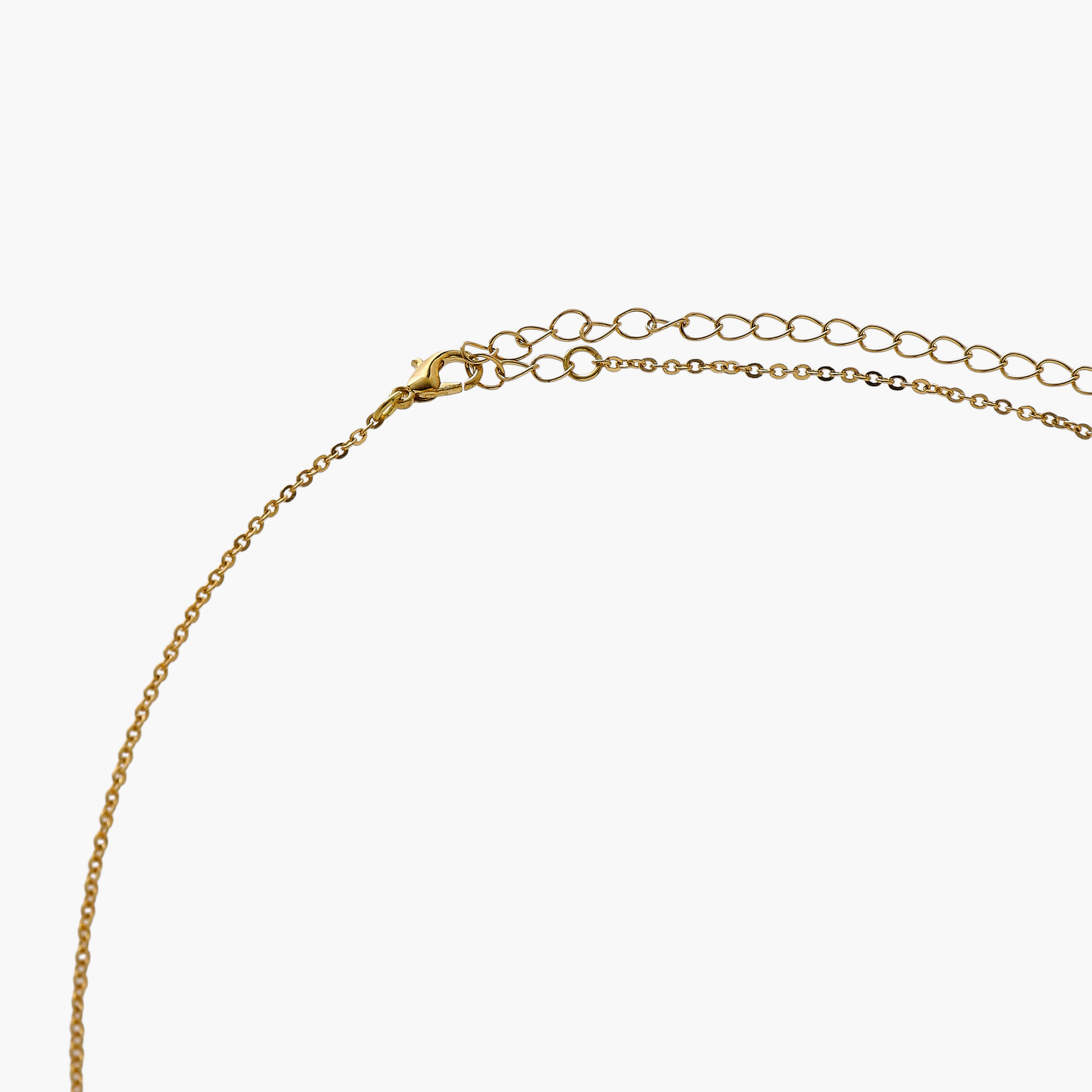 عقد معدني مزين بزهور لؤلؤ-women-watchesandjewellery-jewellery-necklacesandpendants-image-3