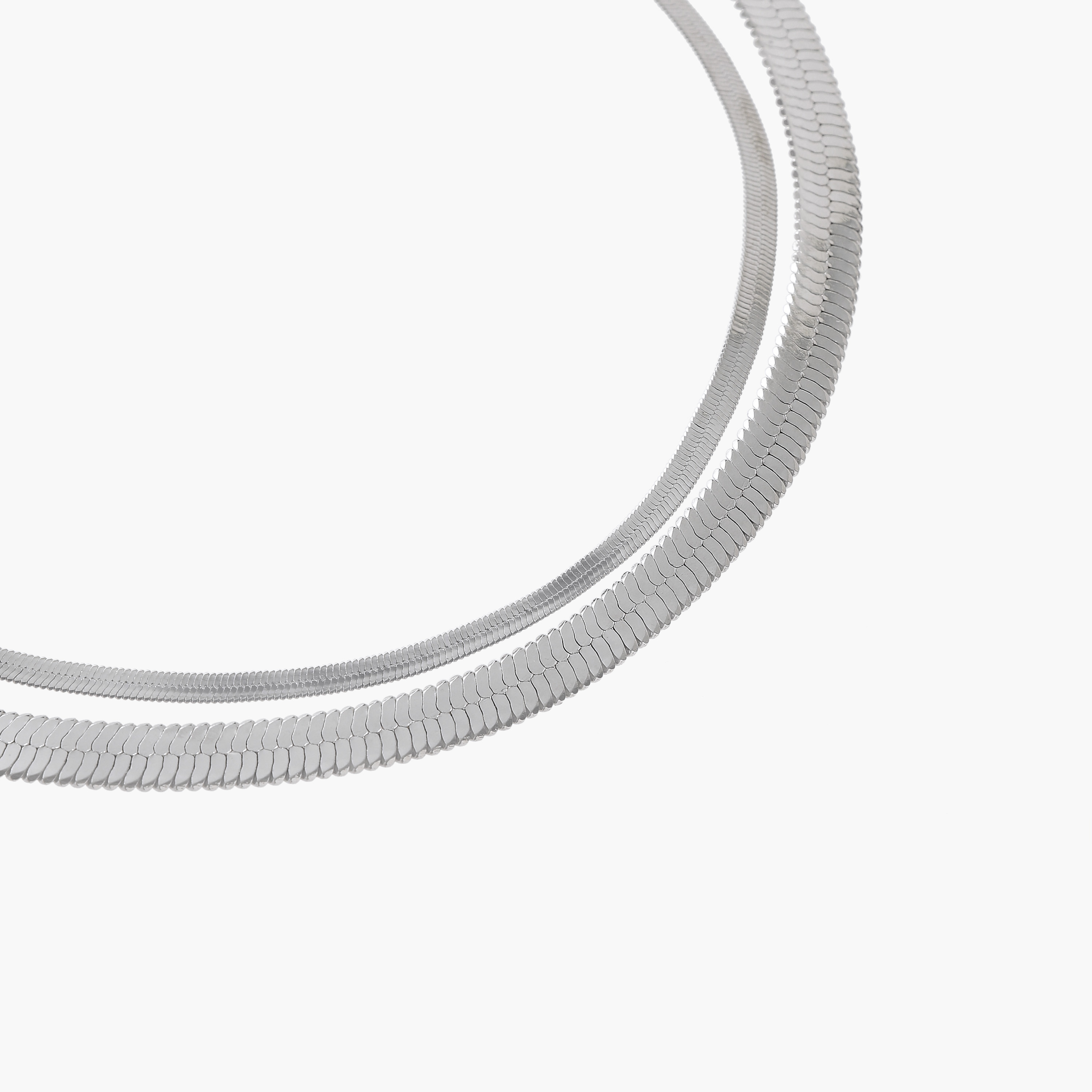 Metallic Collar Necklace - Set of 2-women-watchesandjewellery-jewellery-necklacesandpendants-image-2