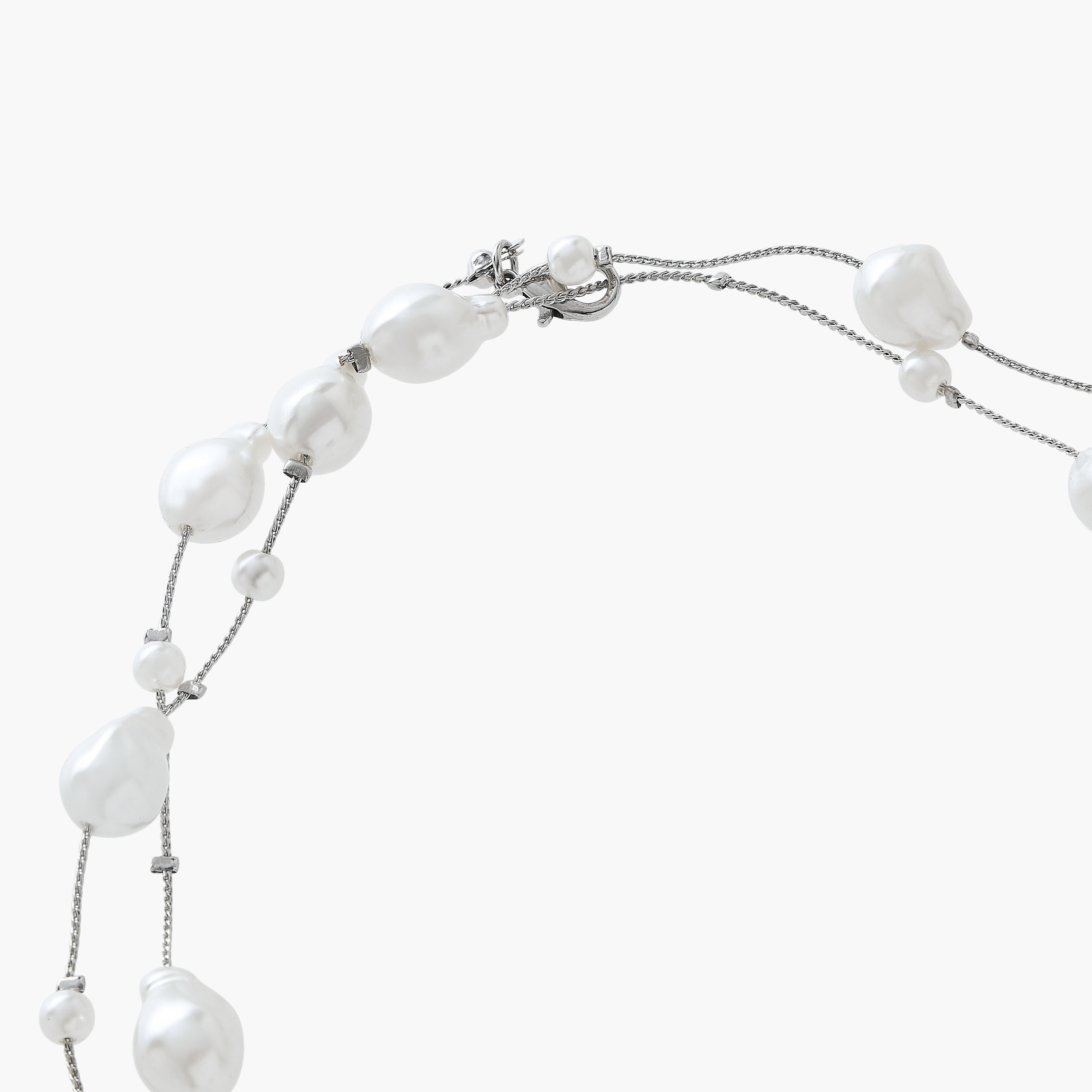 Metal Pearl Embellished Necklace-women-watchesandjewellery-jewellery-necklacesandpendants-image-4