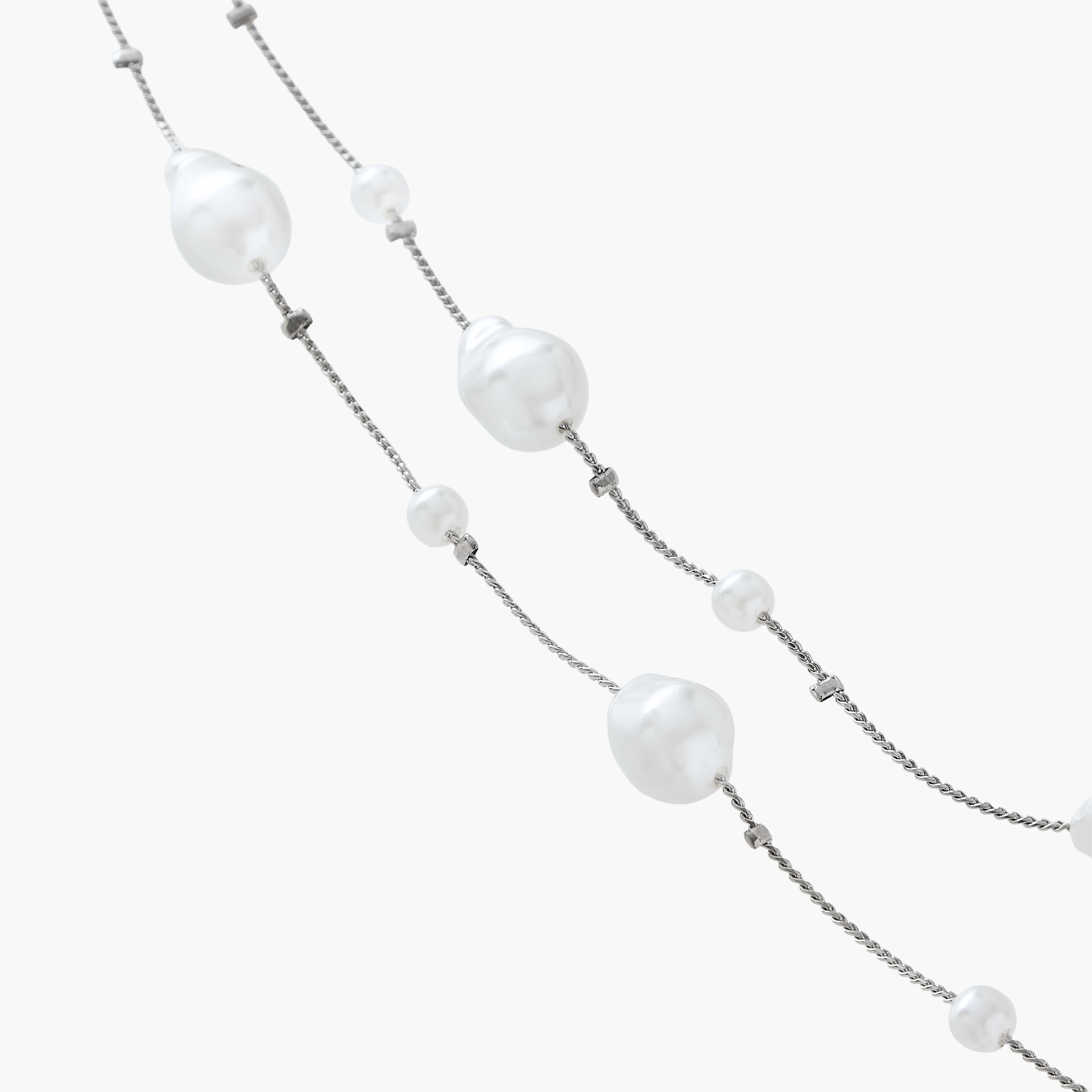 Metal Pearl Embellished Necklace-women-watchesandjewellery-jewellery-necklacesandpendants-image-5