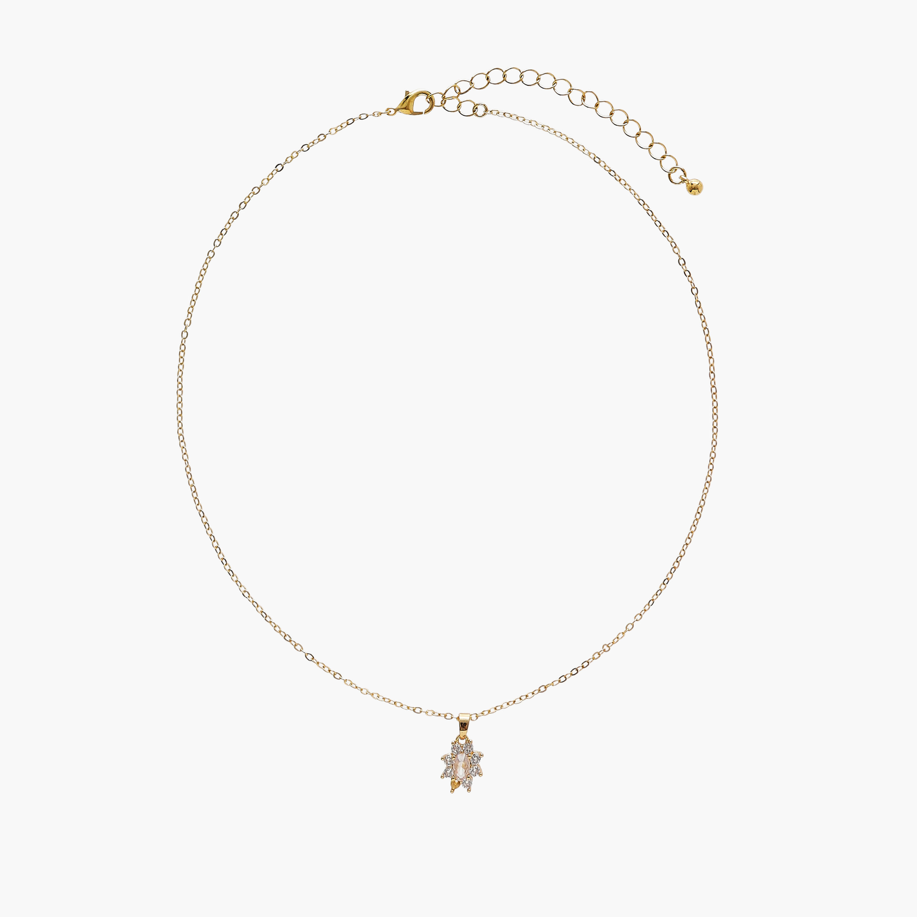 Metal Embellished Pendant Necklace-women-watchesandjewellery-jewellery-necklacesandpendants-image-1