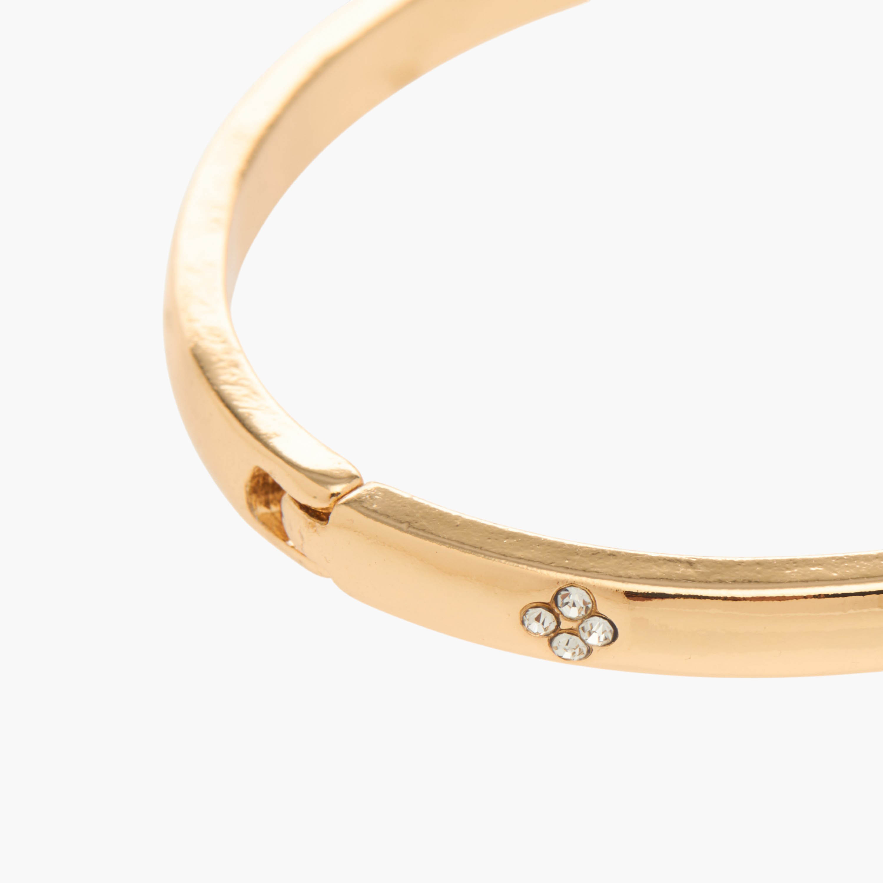 Gold Tone Rhinestone Studded Bangle-women-watchesandjewellery-jewellery-banglesandbracelets-image-4
