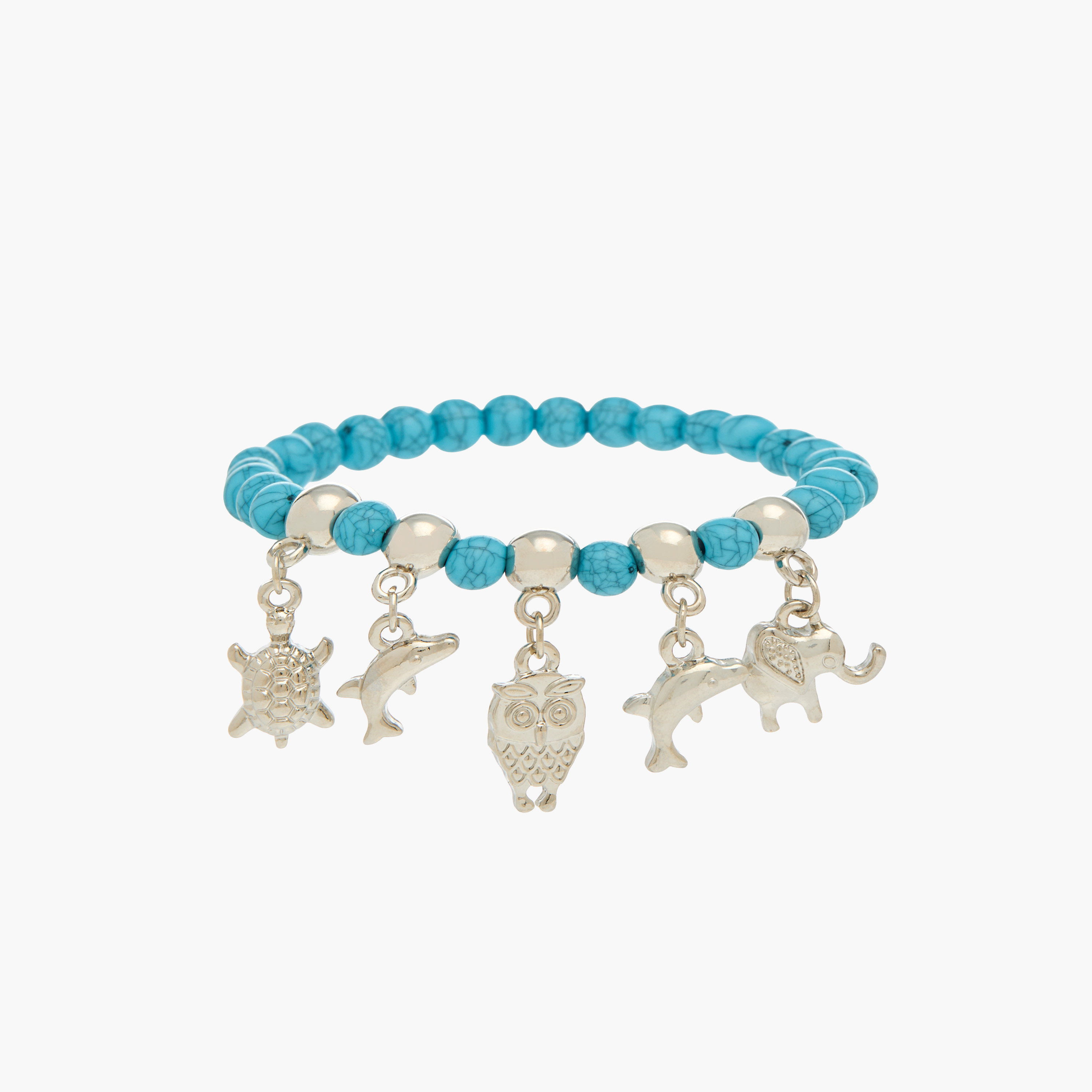 مجموعة أساور معدن متنوعة 3 قطع بتشطيب فضي-women-watchesandjewellery-jewellery-banglesandbracelets-image-4