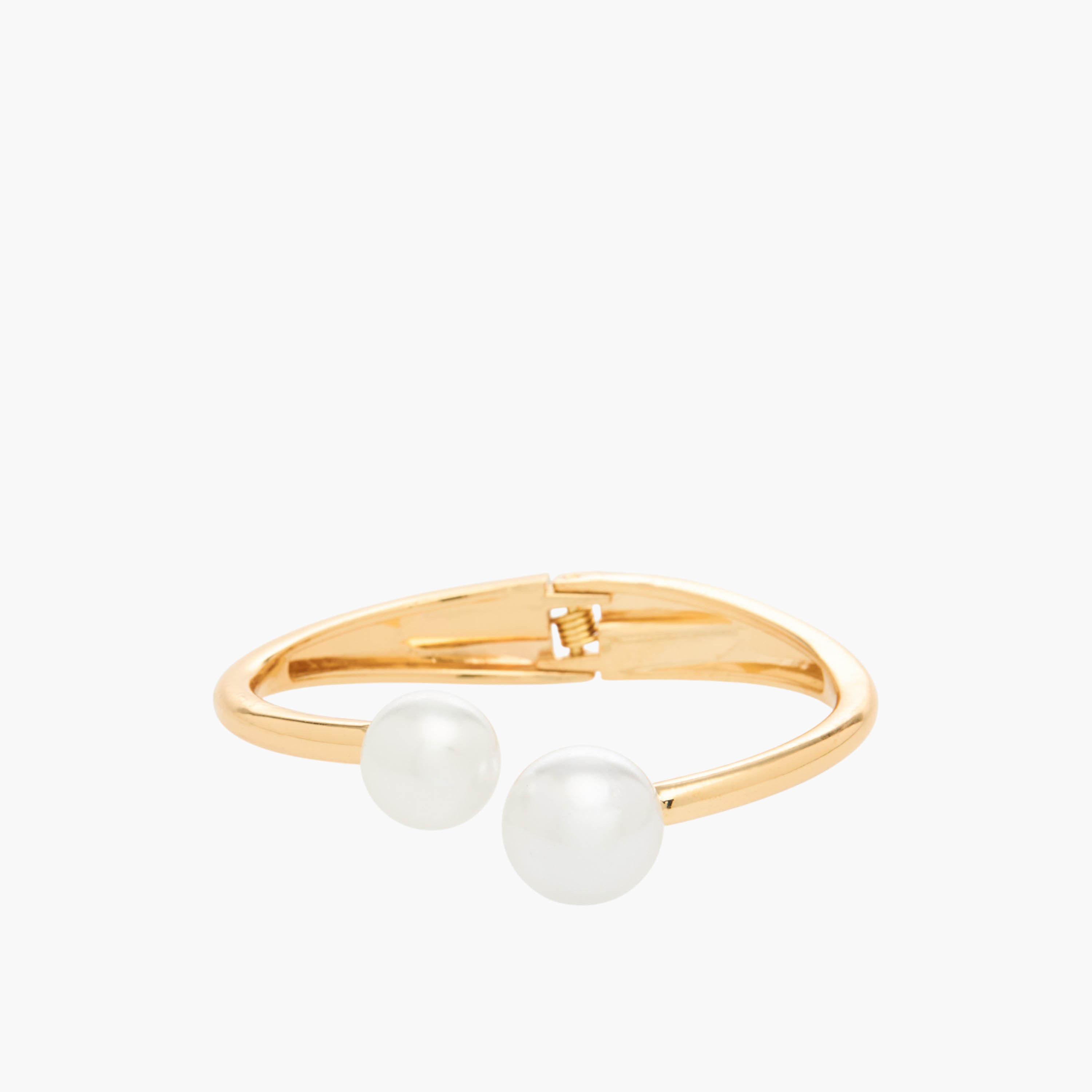 سوار معدن بتزيينات لؤلؤ-women-watchesandjewellery-jewellery-banglesandbracelets-image-1