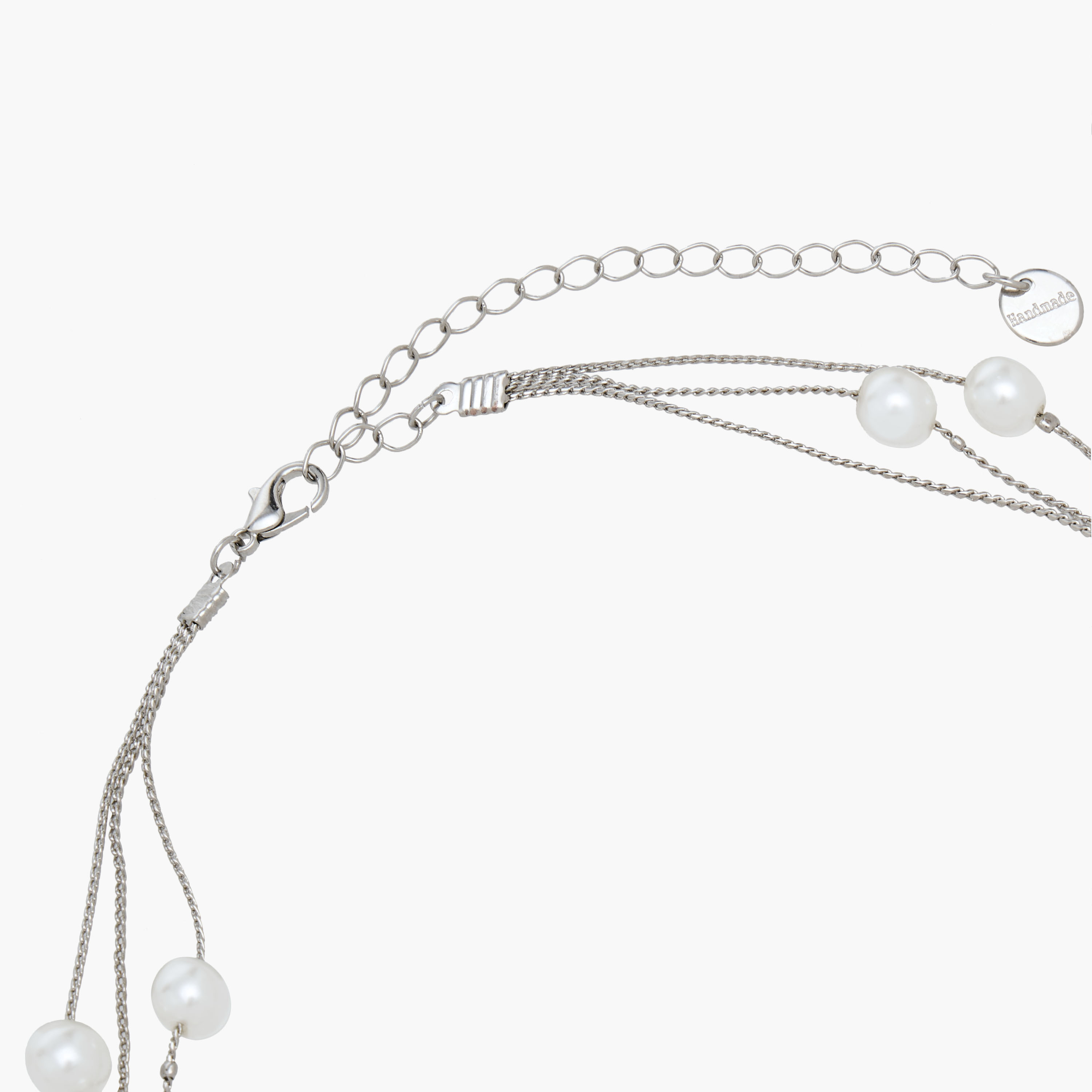 Metallic Pearl Embellished Layered Necklace-women-watchesandjewellery-jewellery-necklacesandpendants-image-3