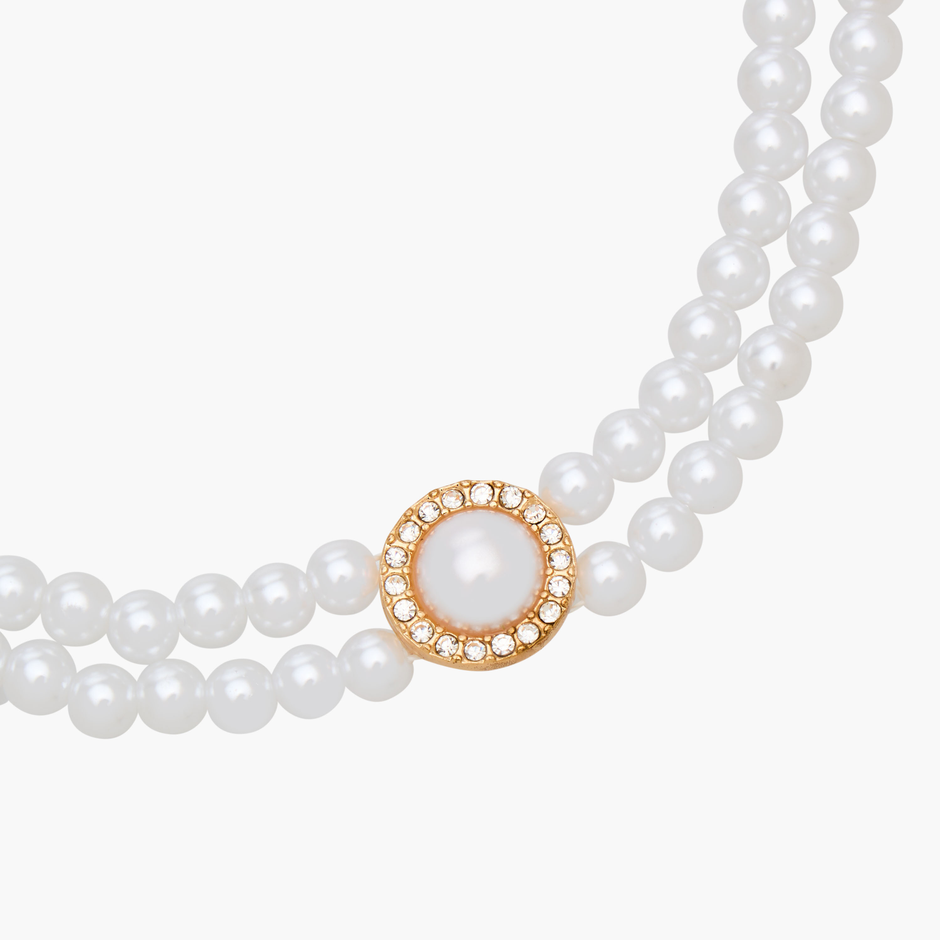 Set of 2 - Pearl Embellished Necklace and Earrings-women-watchesandjewellery-jewellery-jewellerysets-image-4