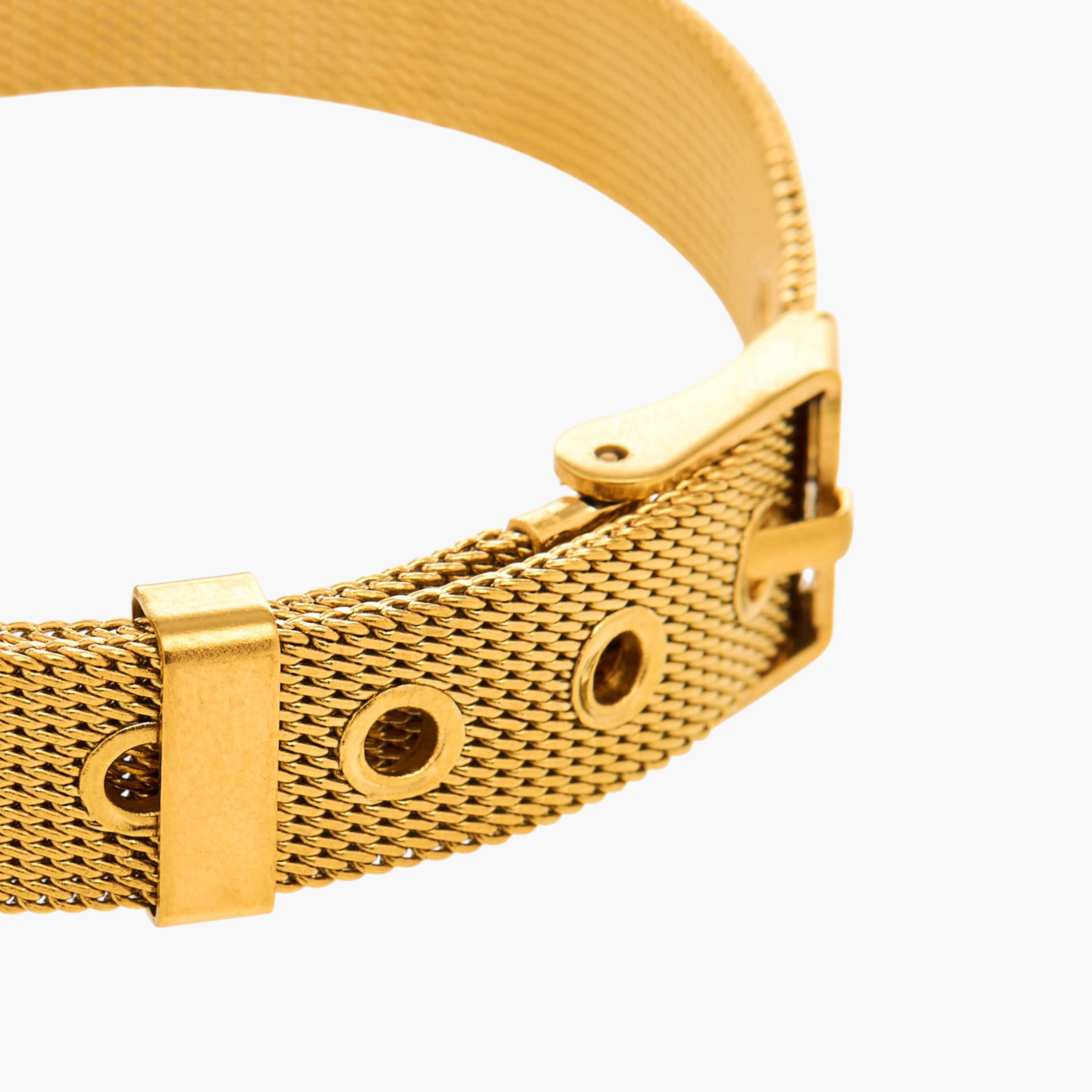 Metal Gold Finish Belt Bracelet-women-watchesandjewellery-jewellery-banglesandbracelets-image-4