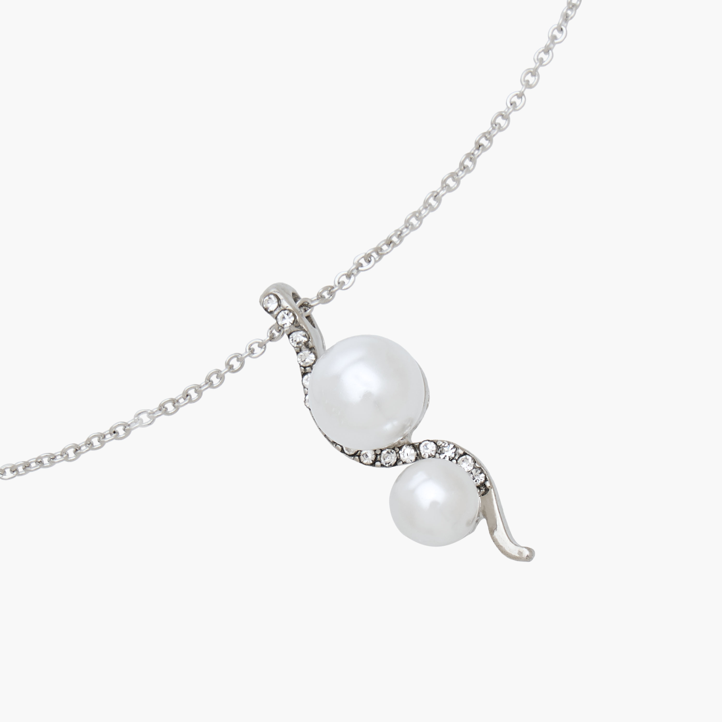 Set of 2 - Pearl Drop Necklace and Earrings-women-watchesandjewellery-jewellery-jewellerysets-image-6