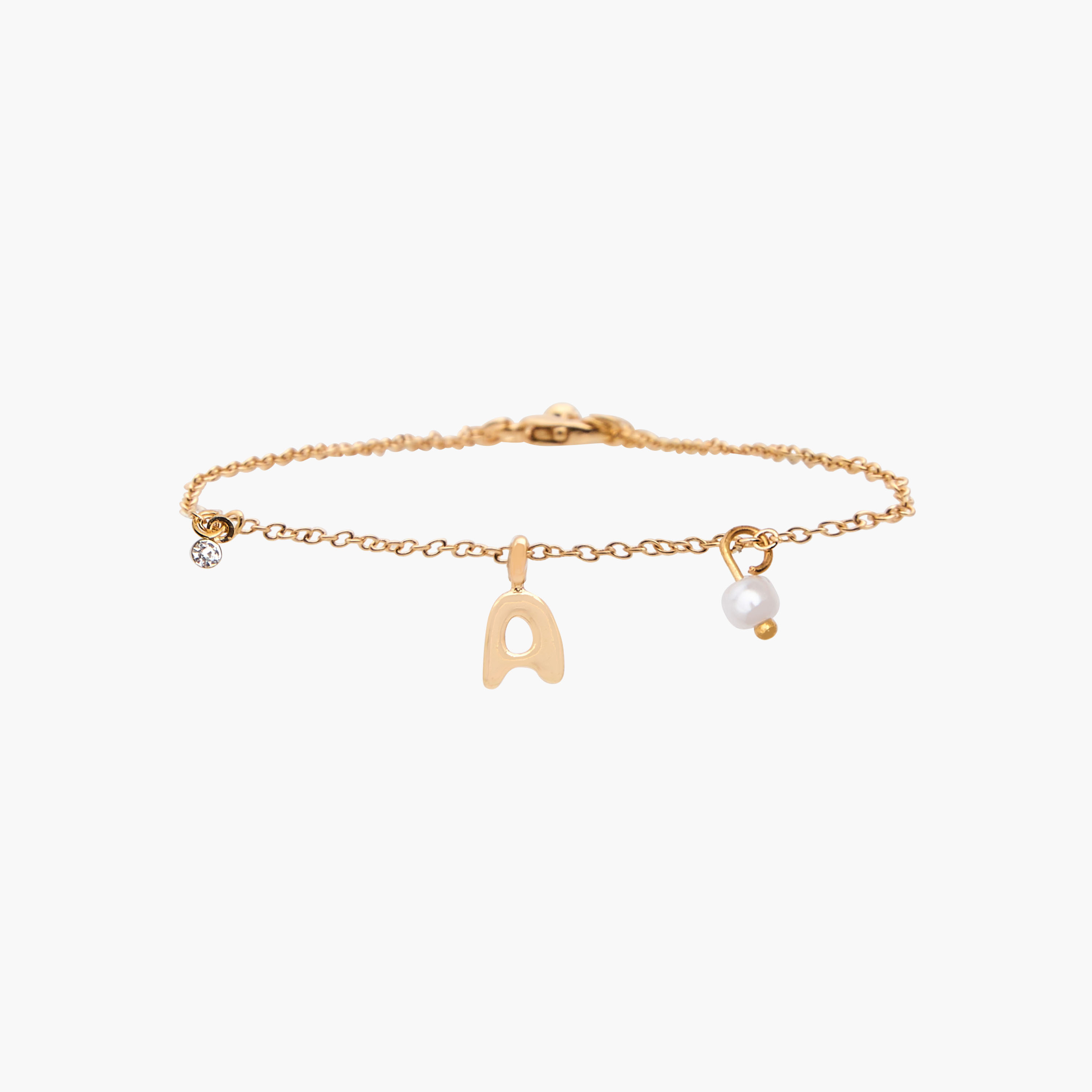 أساور بلون ذهبي ودلاية حرف - طقم 3 قطع-women-watchesandjewellery-jewellery-banglesandbracelets-image-4