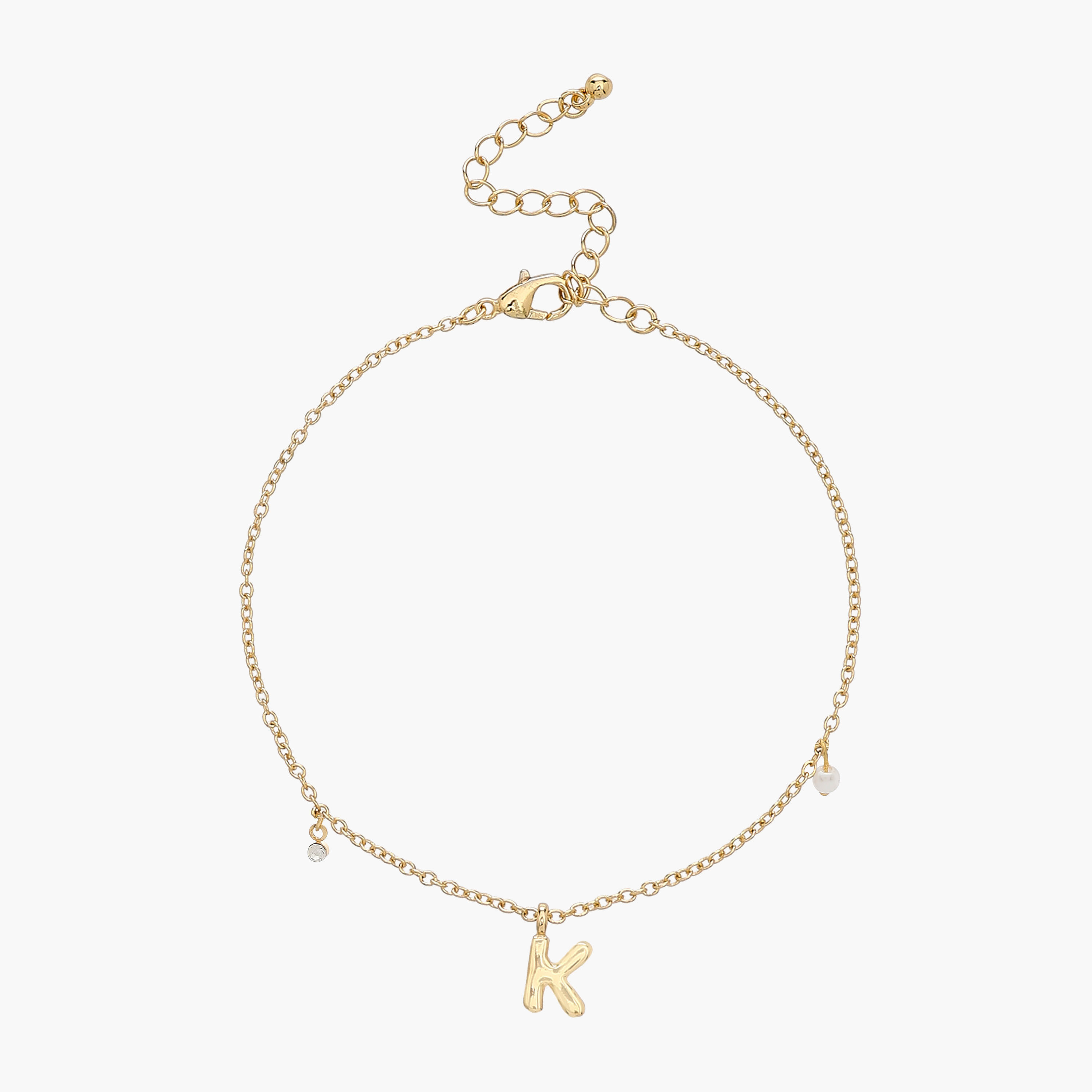 Metal Alphabet Charm Bracelet-women-watchesandjewellery-jewellery-banglesandbracelets-image-2