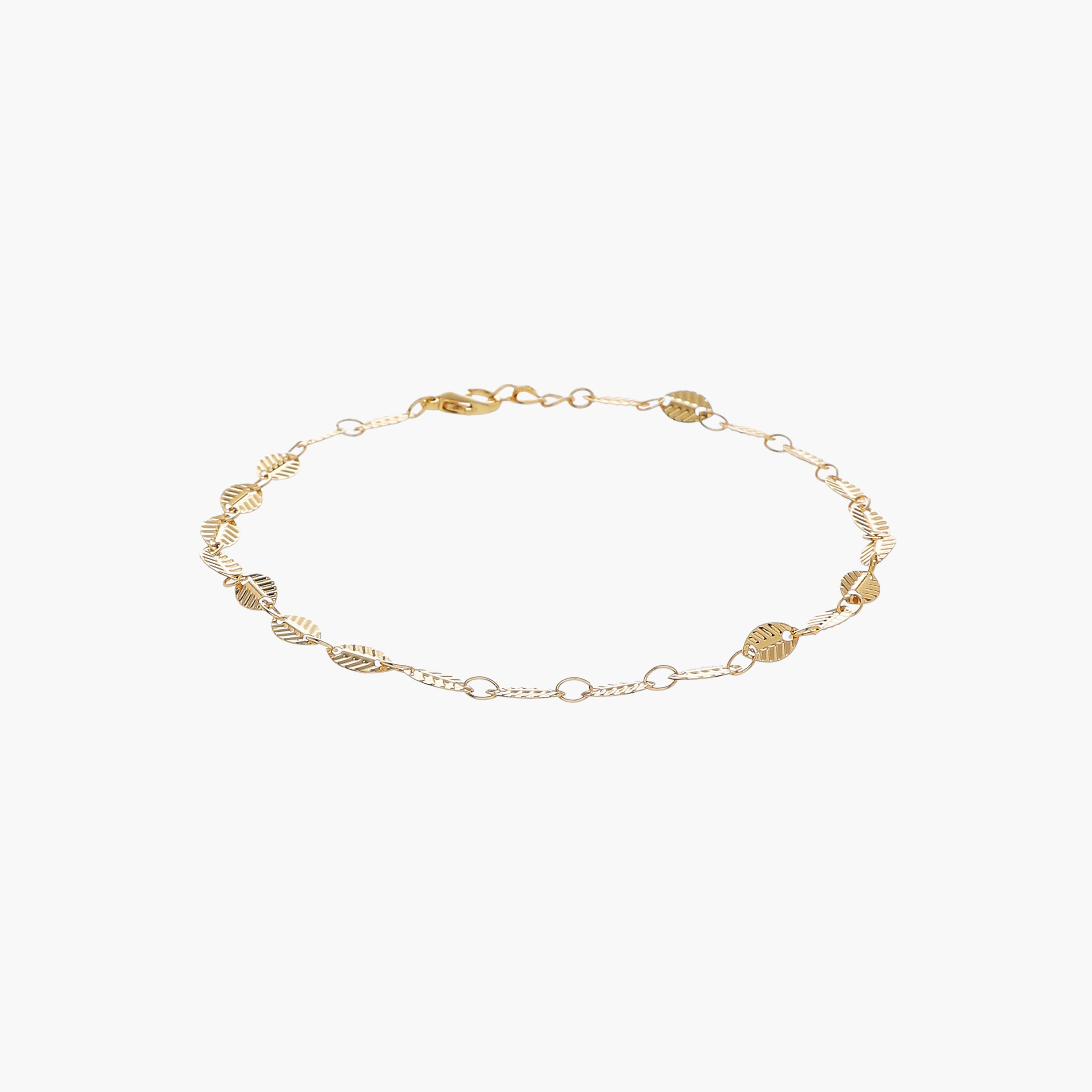 طقم خلخال ذهبي اللون بتصاميم متنوعة – 6 قطع-women-watchesandjewellery-jewellery-anklets-image-4