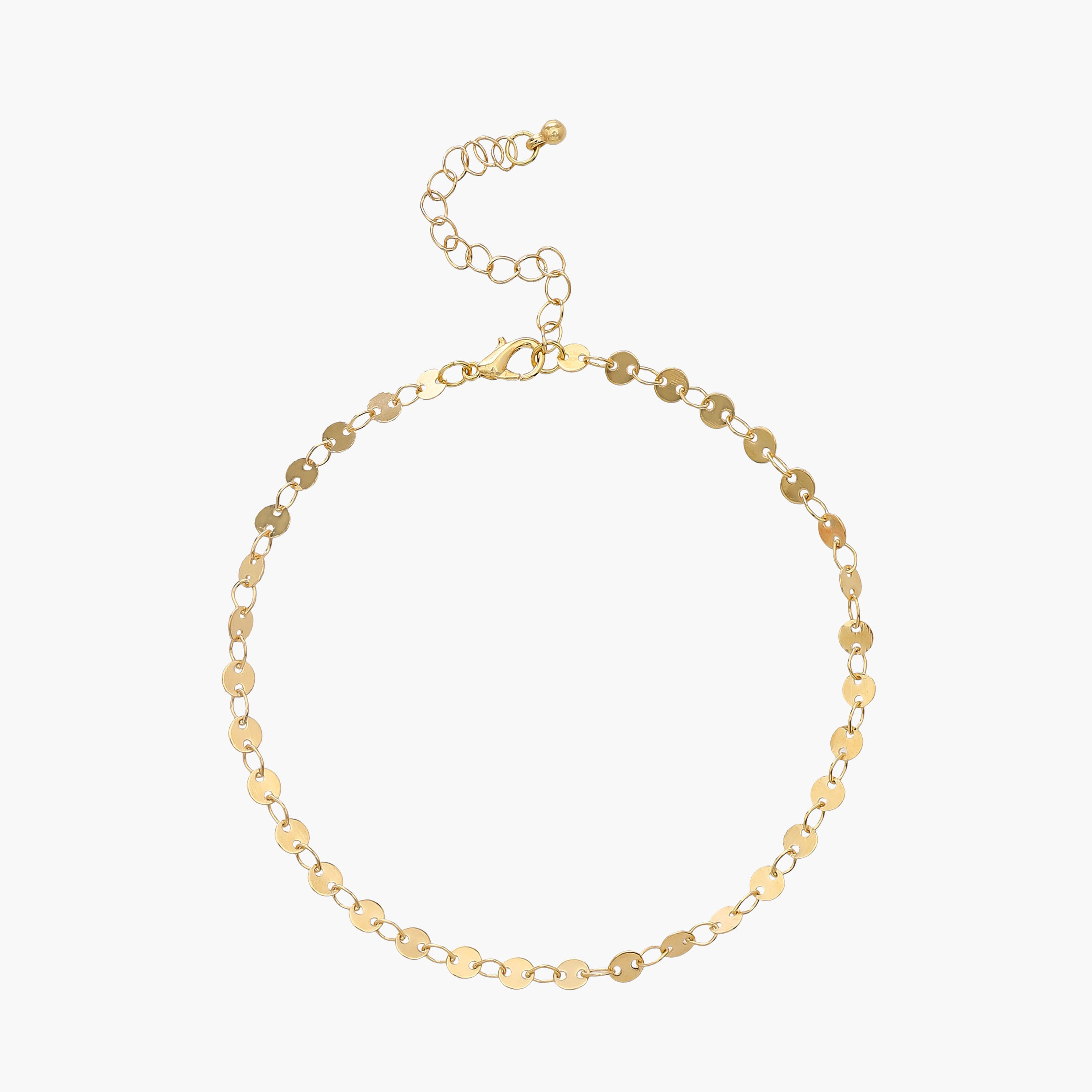 خلاخيل ذهبية اللون بتصاميم متنوعة - عبوة 3 قطع-women-watchesandjewellery-jewellery-anklets-image-4