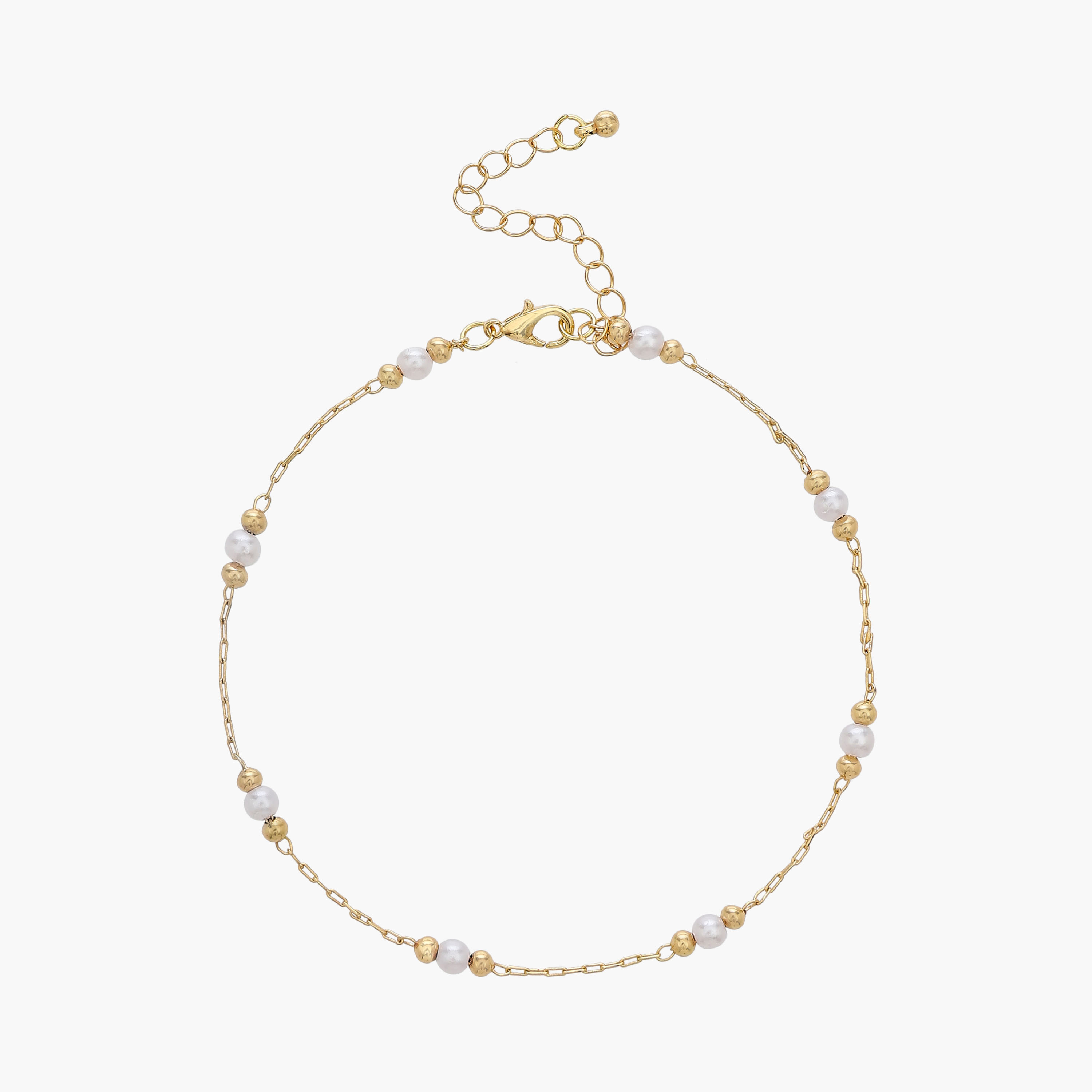 خلاخيل ذهبية اللون بتصاميم متنوعة - عبوة 3 قطع-women-watchesandjewellery-jewellery-anklets-image-3
