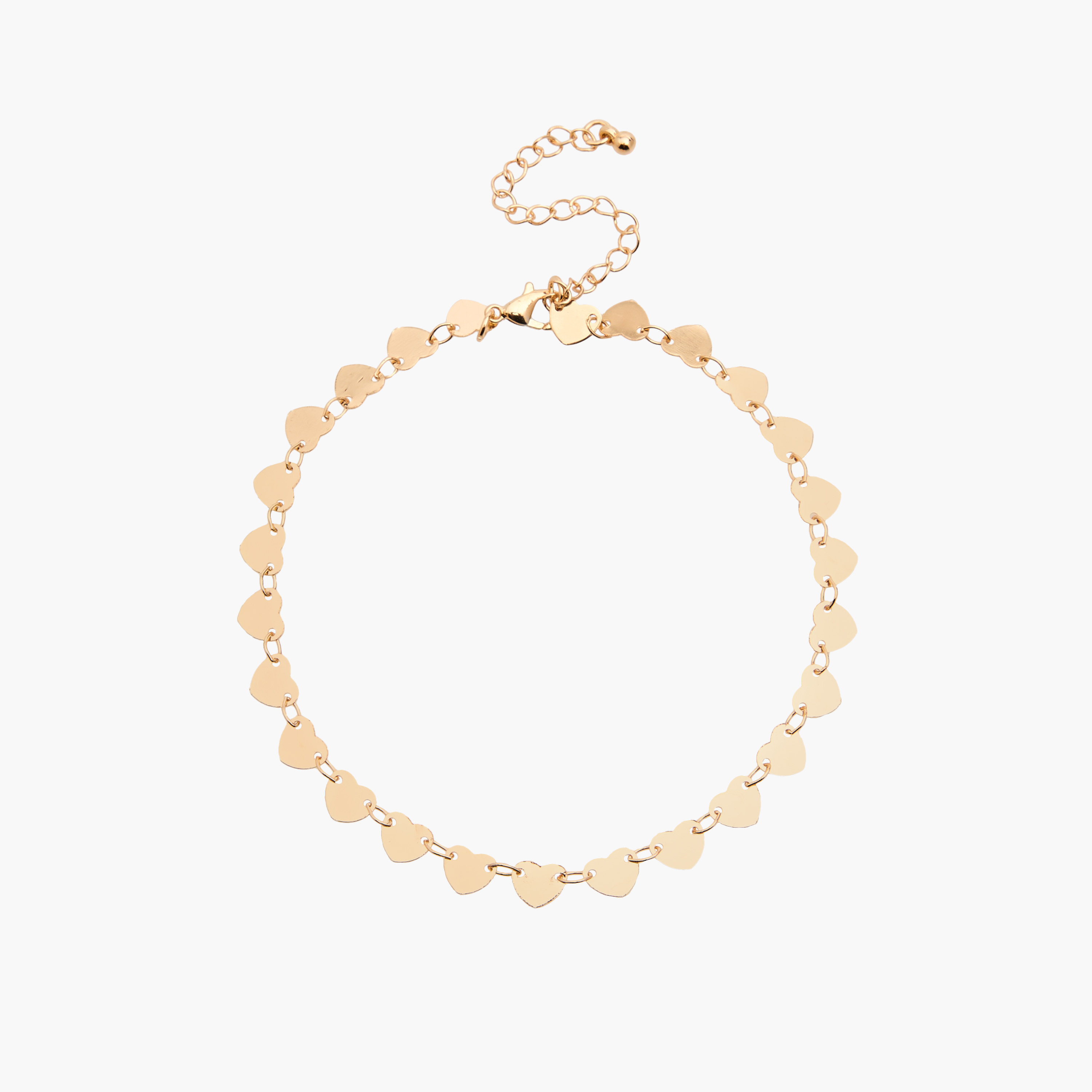 خلاخيل متنوعة مطلية بالذهب - عبوة 3 قطع-women-watchesandjewellery-jewellery-anklets-image-3