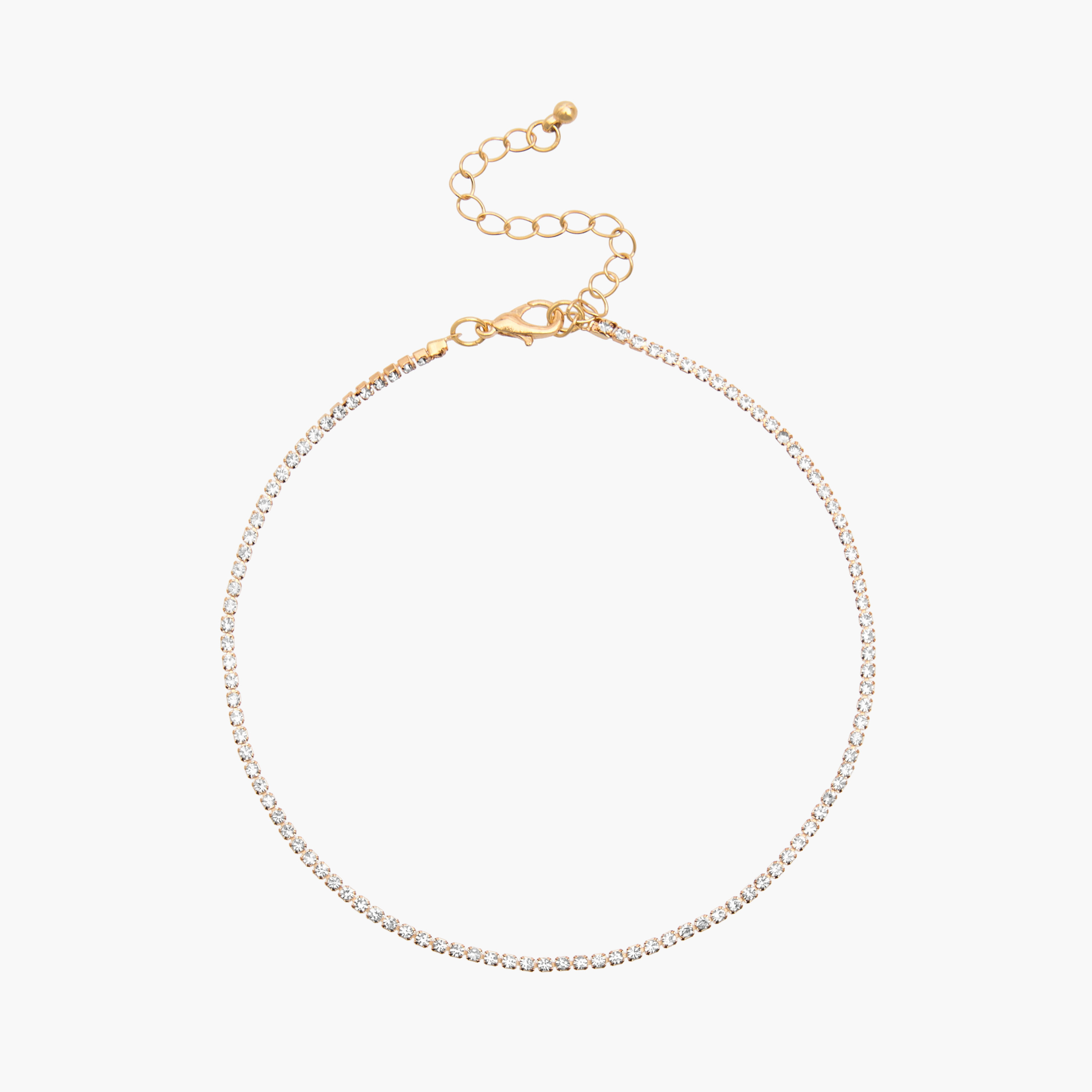 خلاخيل مزينة مطلية بالذهب - عبوة 3 قطع-women-watchesandjewellery-jewellery-anklets-image-4