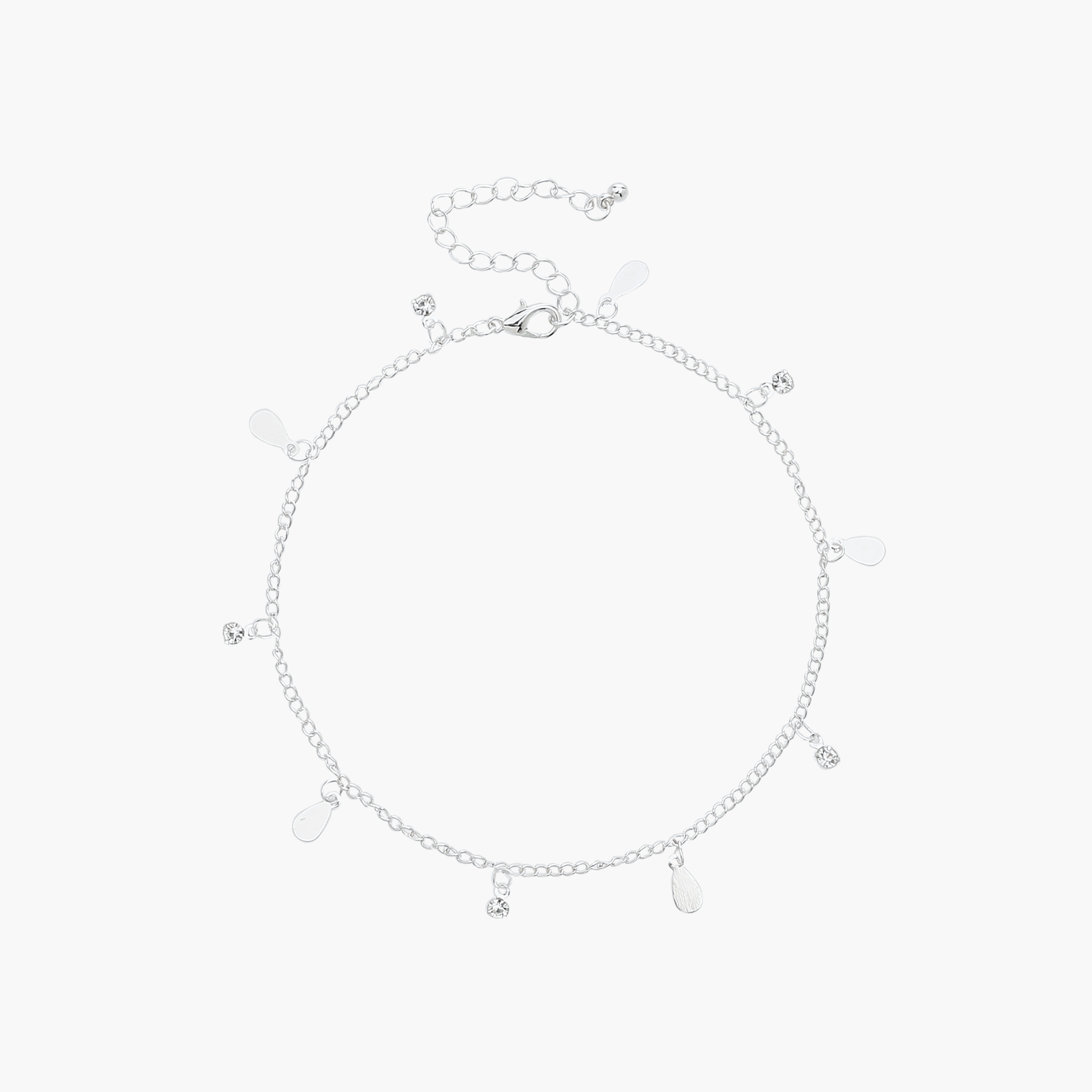خلاخيل معدنية بتزيينات - طقم 3 قطع-women-watchesandjewellery-jewellery-anklets-image-4