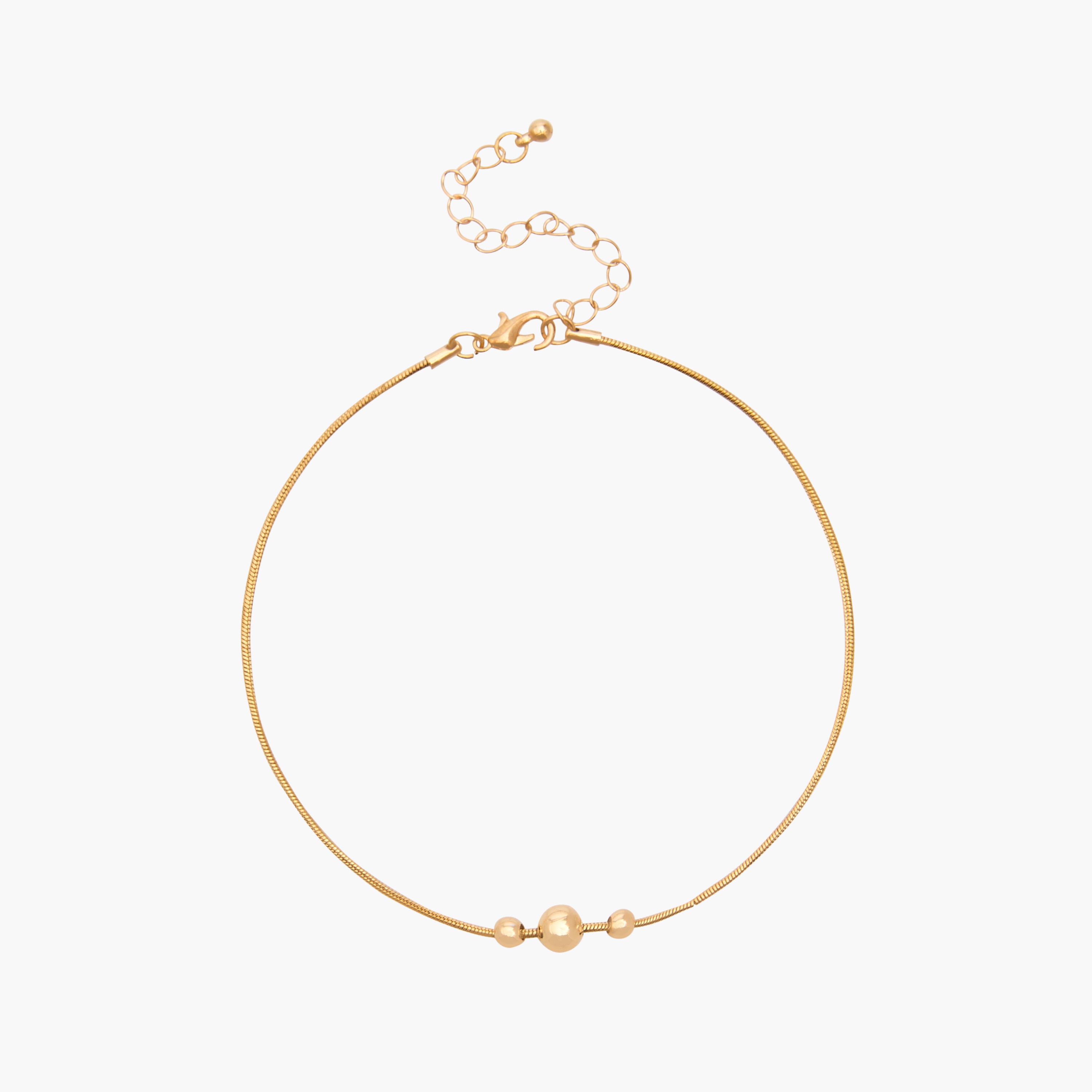 خلاخيل مزينة مطلية بالذهب - عبوة من 3 قطع-women-watchesandjewellery-jewellery-anklets-image-4