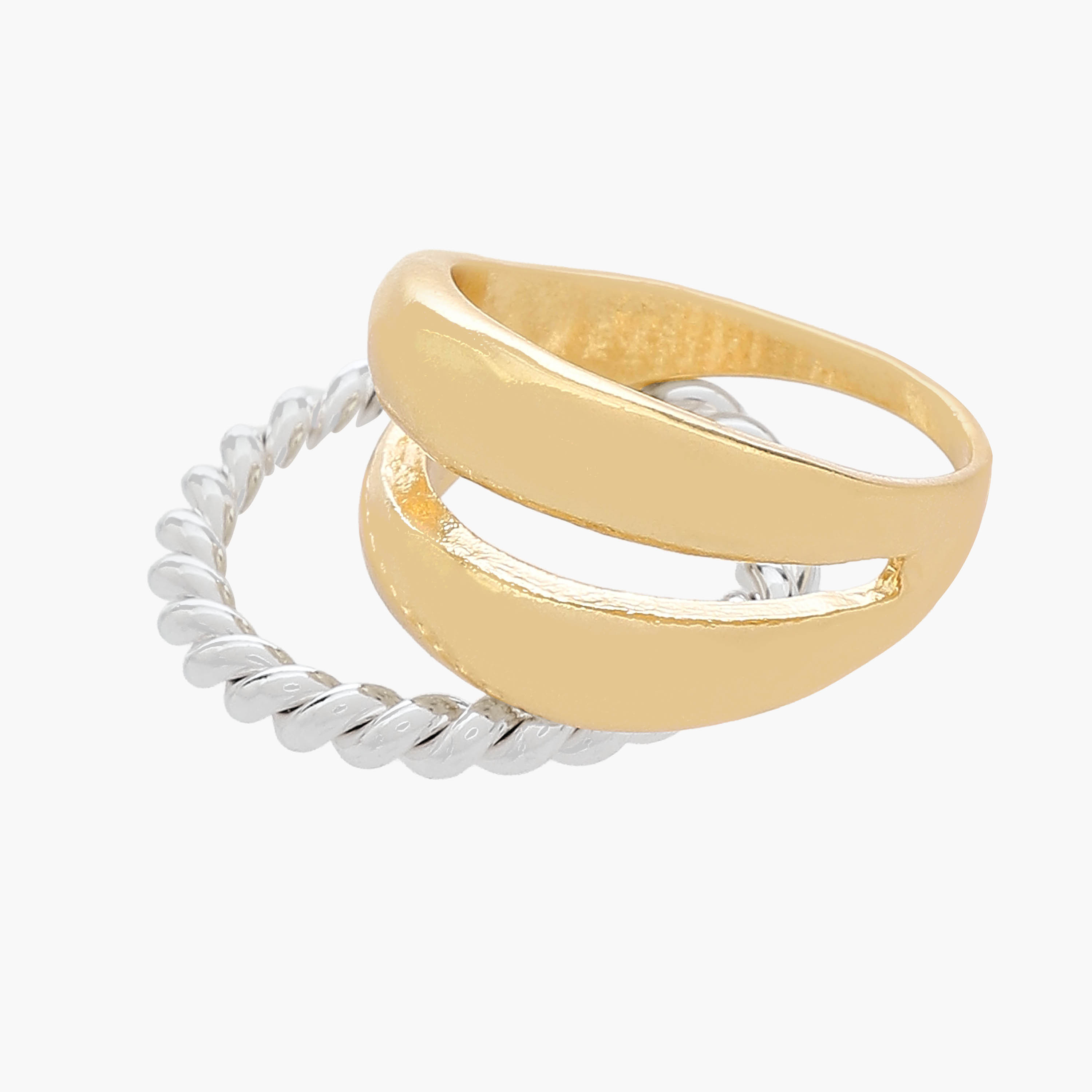 Set of 7 - Assorted Metallic Ring-women-watchesandjewellery-jewellery-rings-image-3
