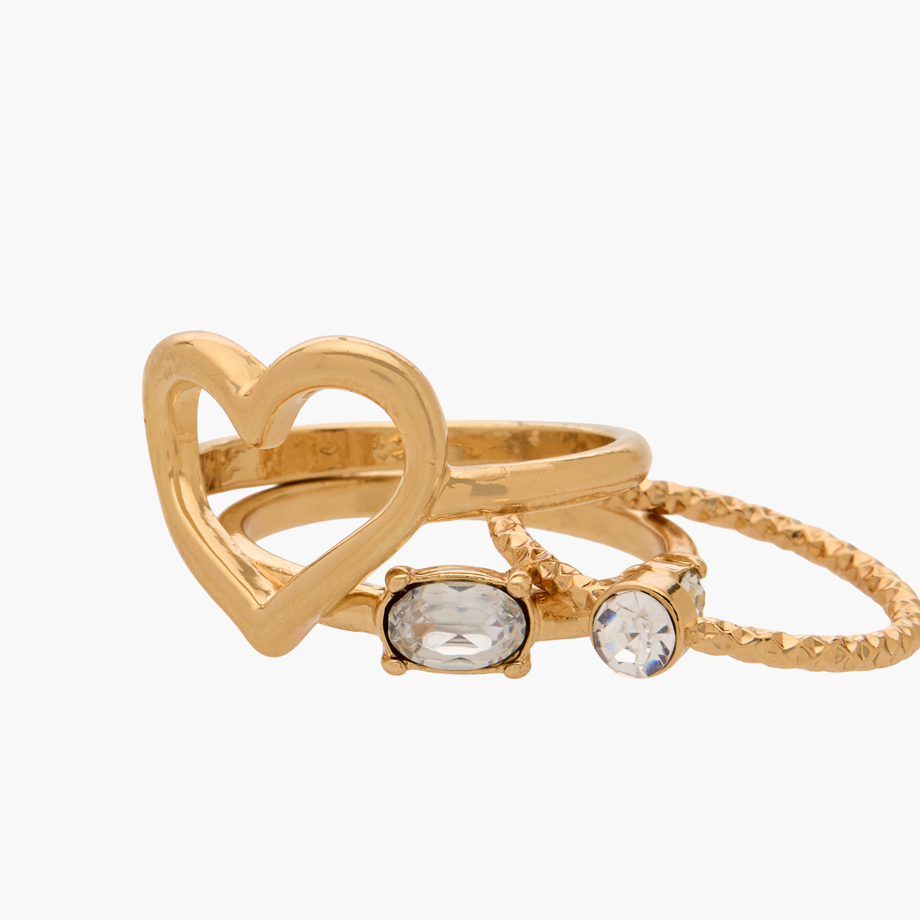 Assorted Gold Tone Ring - Set of 8-women-watchesandjewellery-jewellery-rings-image-3