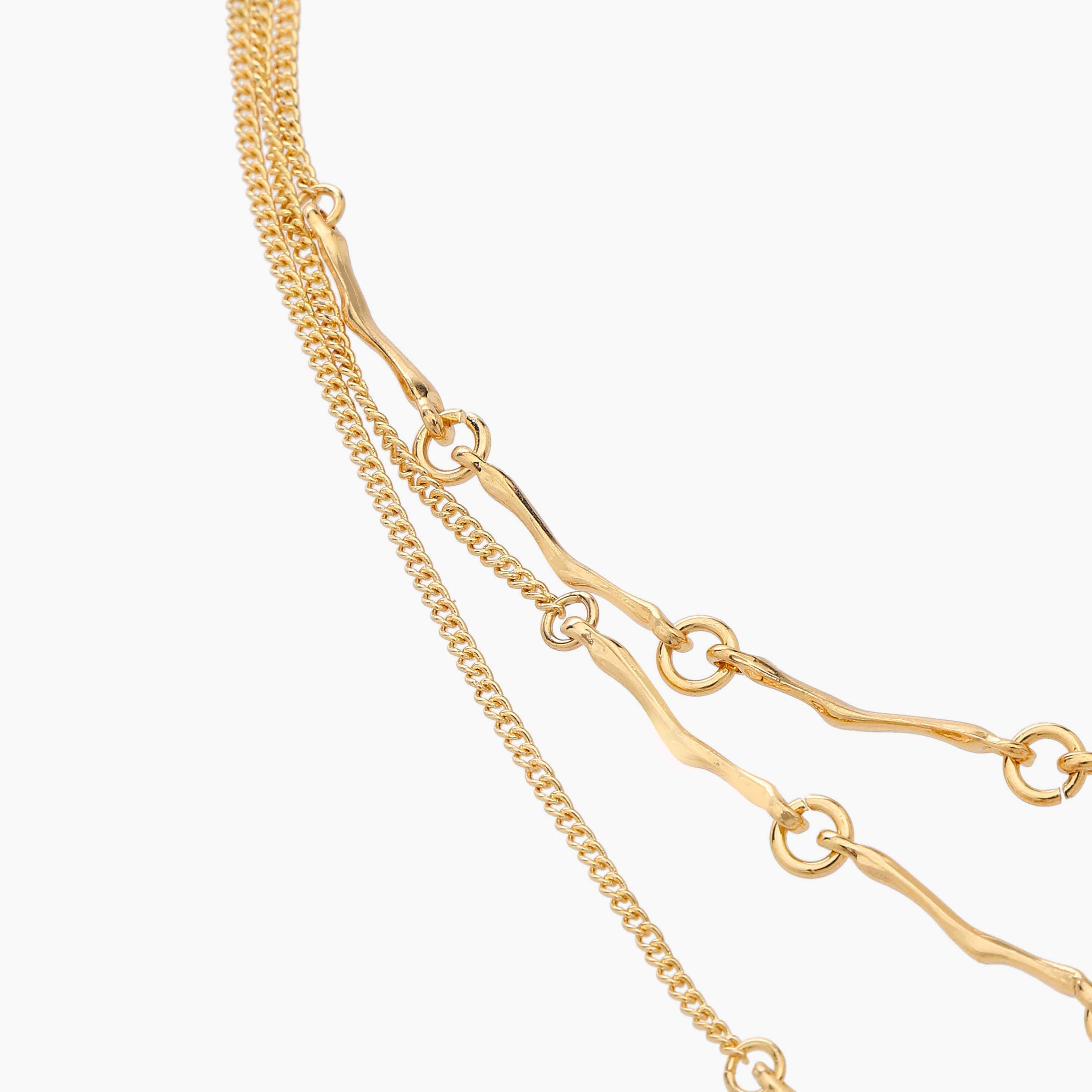 Metallic Layered Necklace with Charm Embellishment-women-watchesandjewellery-jewellery-necklacesandpendants-image-6