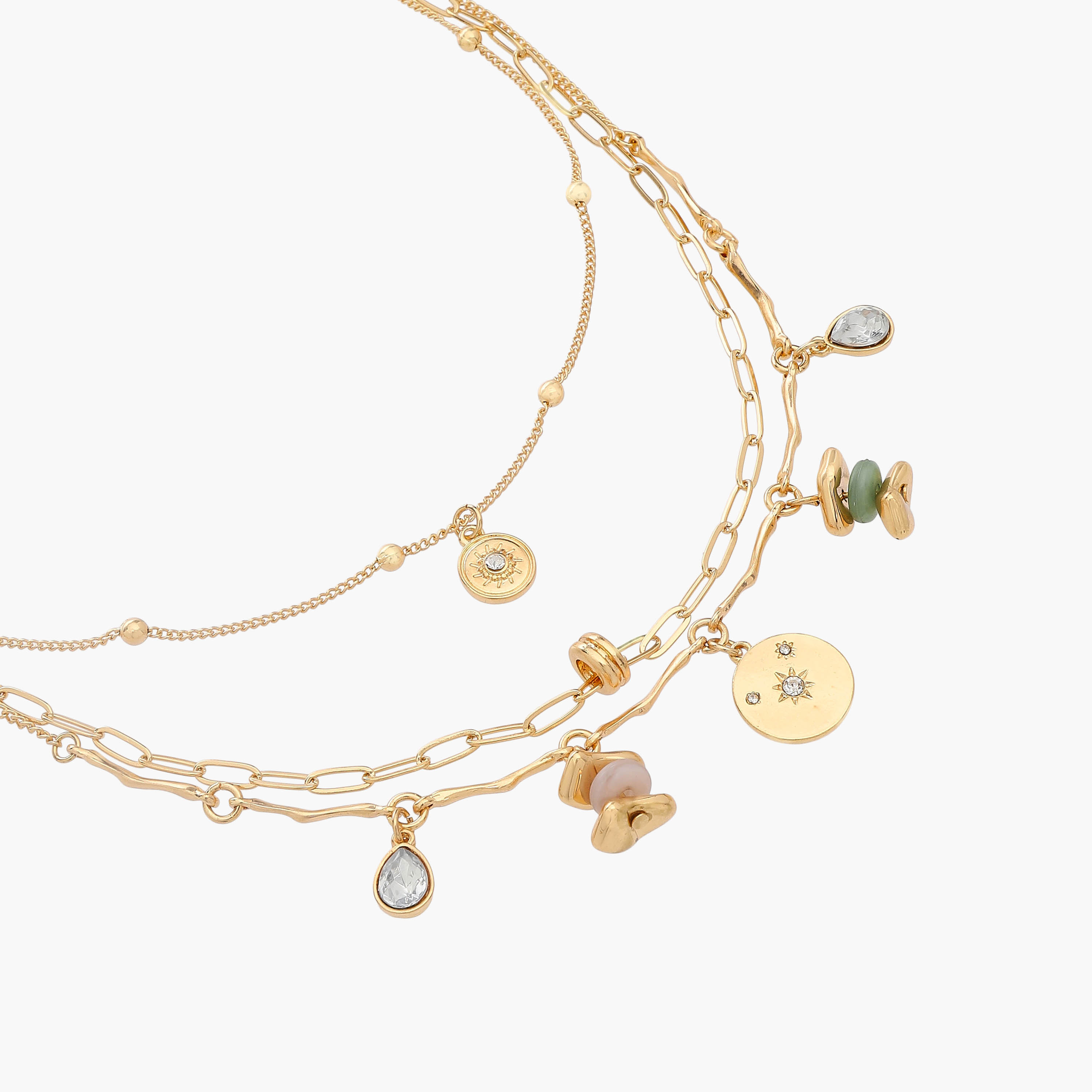 عقد معدن طبقات بدلايات-women-watchesandjewellery-jewellery-necklacesandpendants-image-3