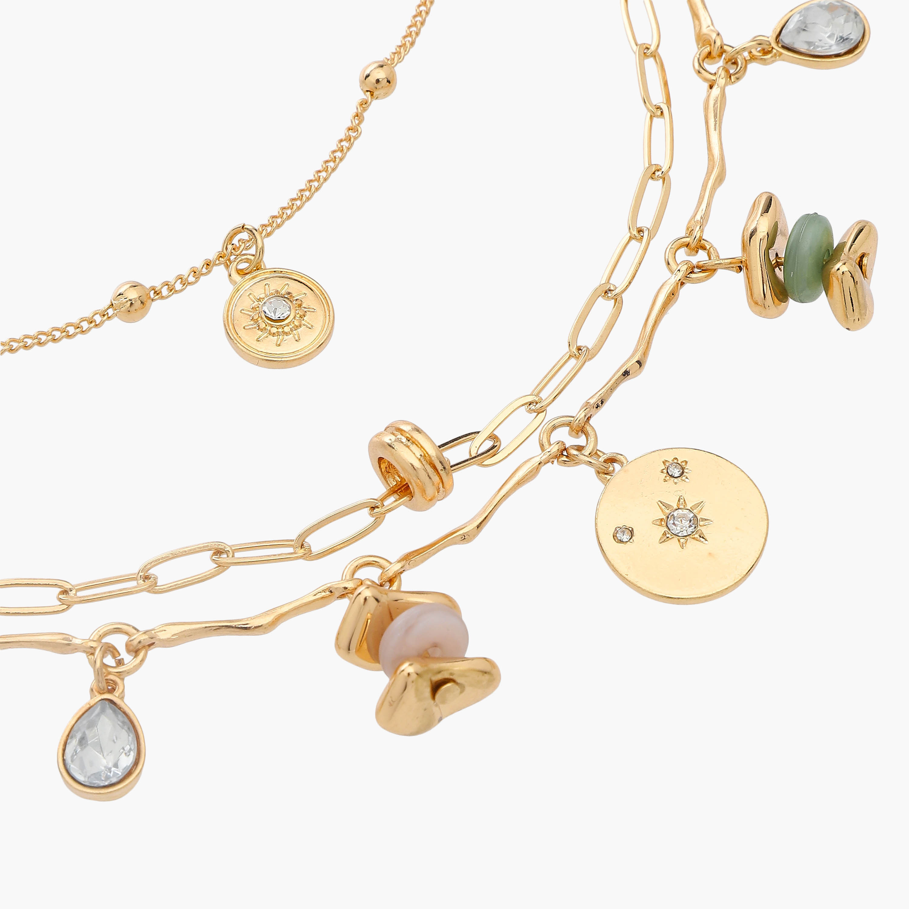 عقد معدن طبقات بدلايات-women-watchesandjewellery-jewellery-necklacesandpendants-image-4