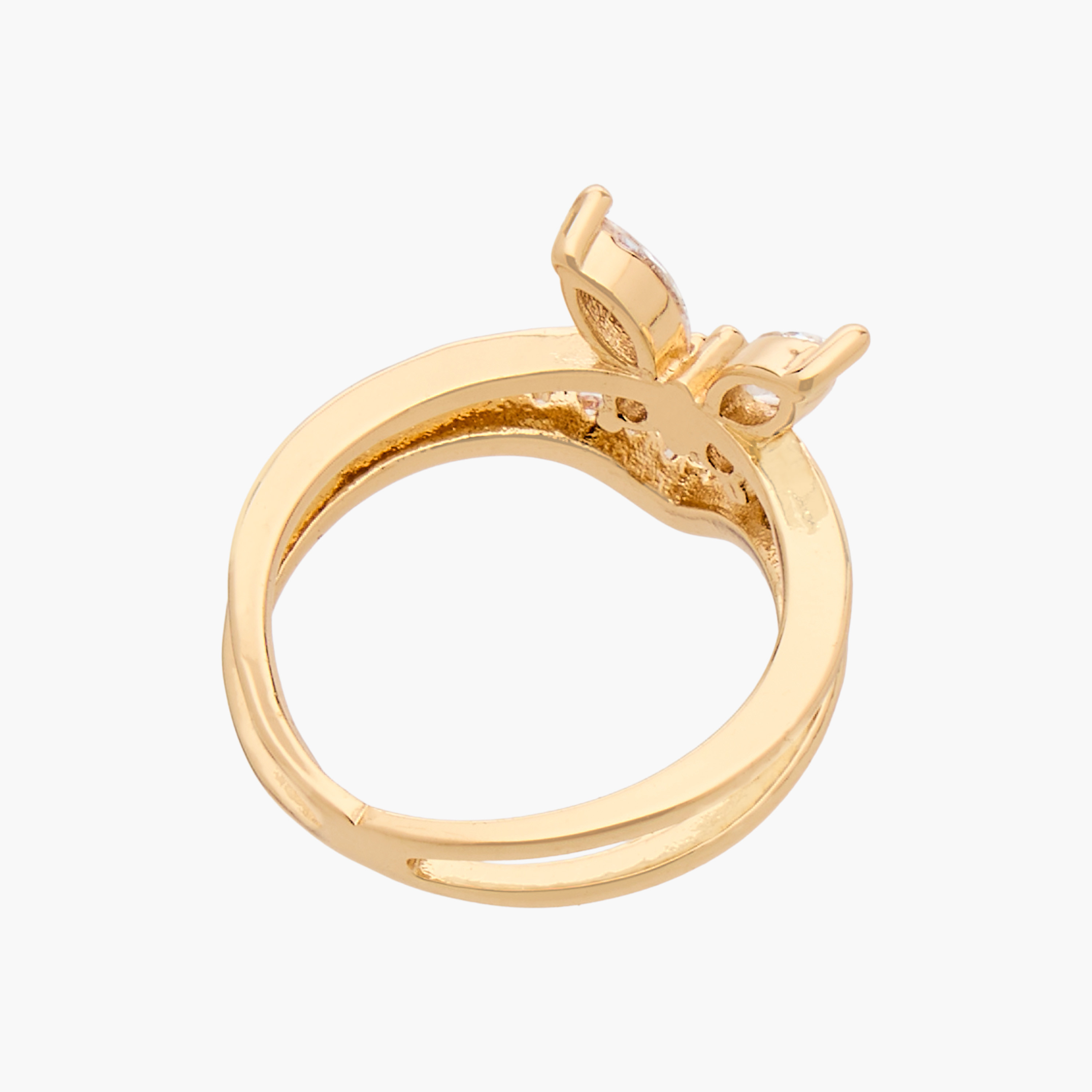 Cubic Zirconia Embellished Metal Ring-women-watchesandjewellery-jewellery-rings-image-3