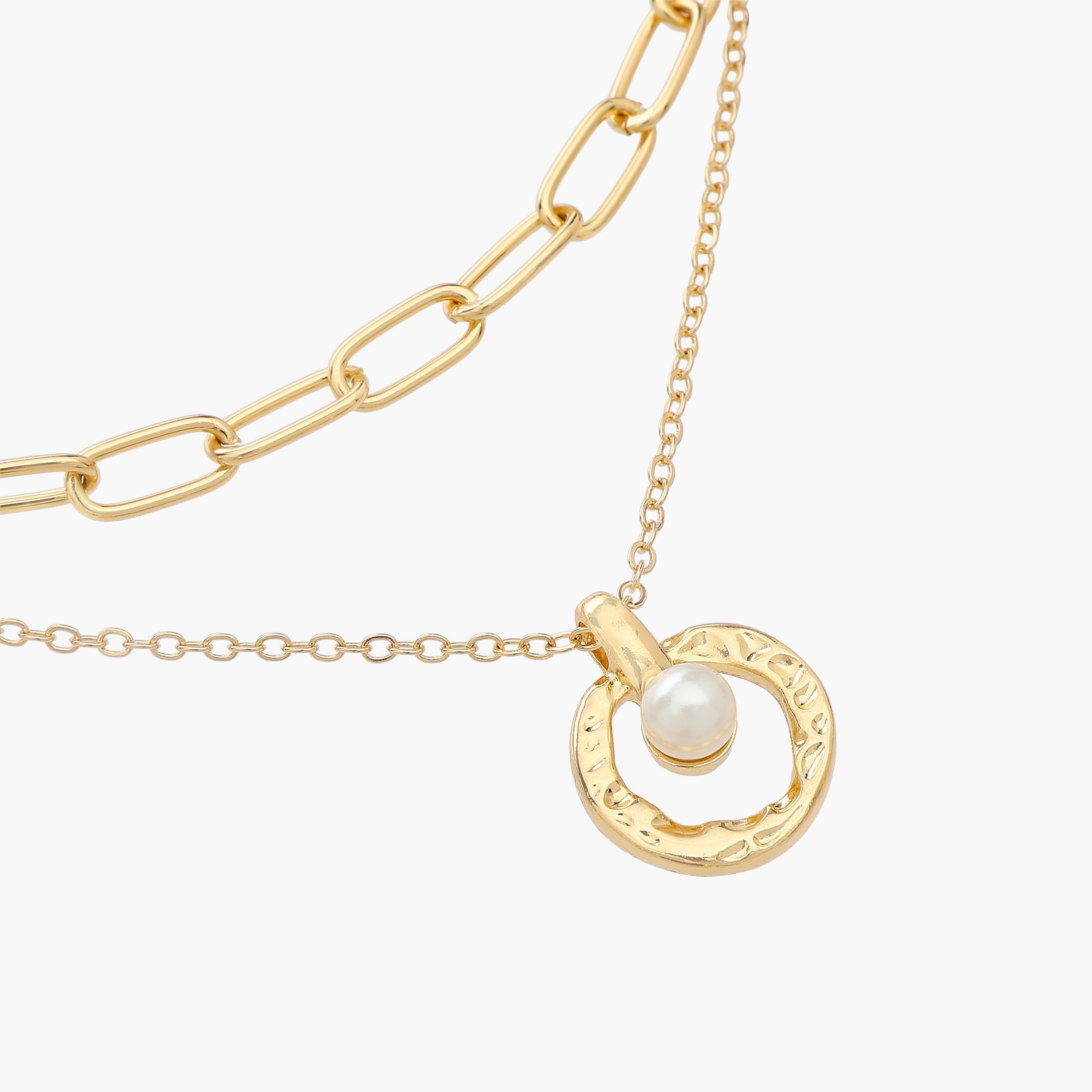 عقد معدن متعدد الطبقات بدلاية-women-watchesandjewellery-jewellery-necklacesandpendants-image-3