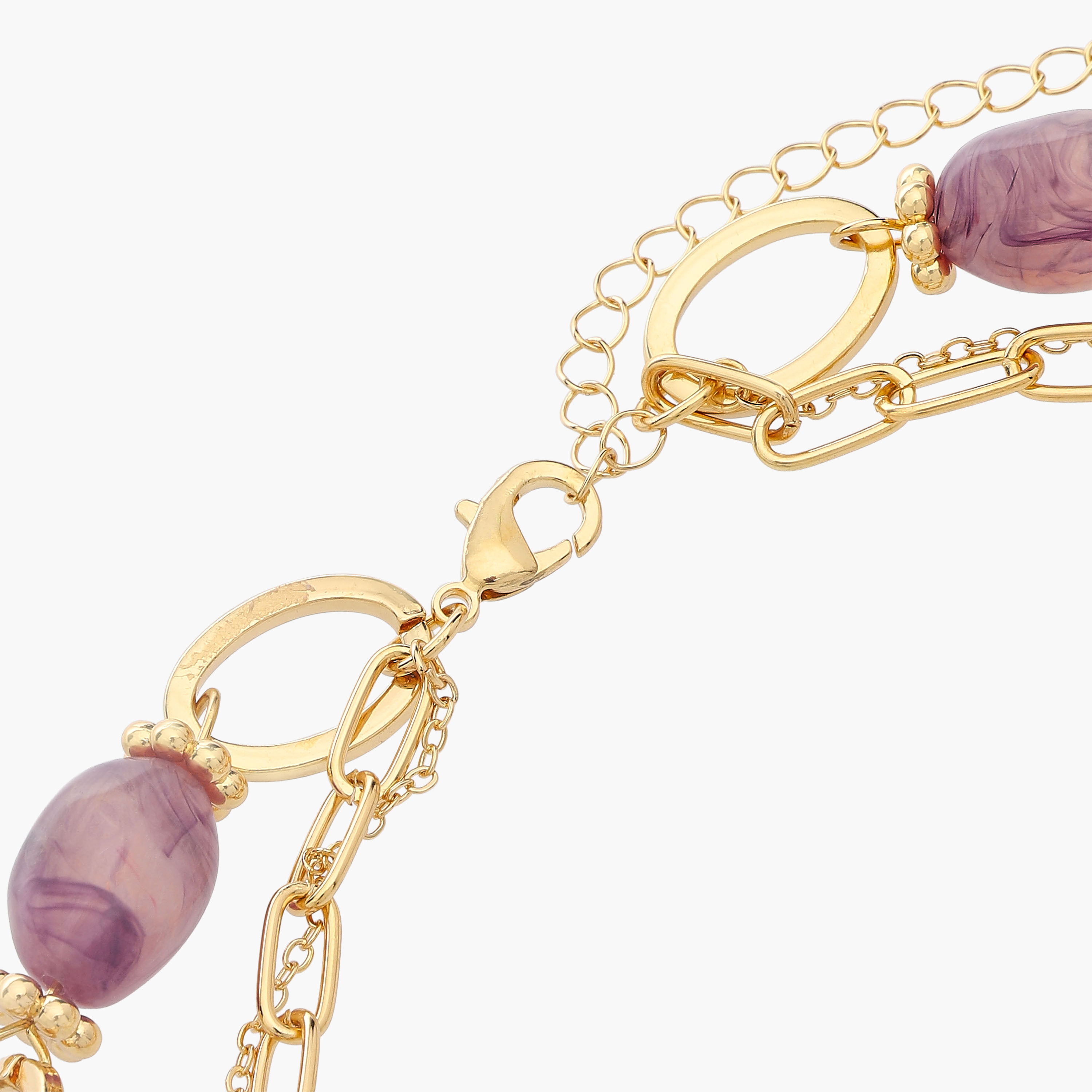 عقد معدن متعدد الطبقات بدلاية-women-watchesandjewellery-jewellery-necklacesandpendants-image-4