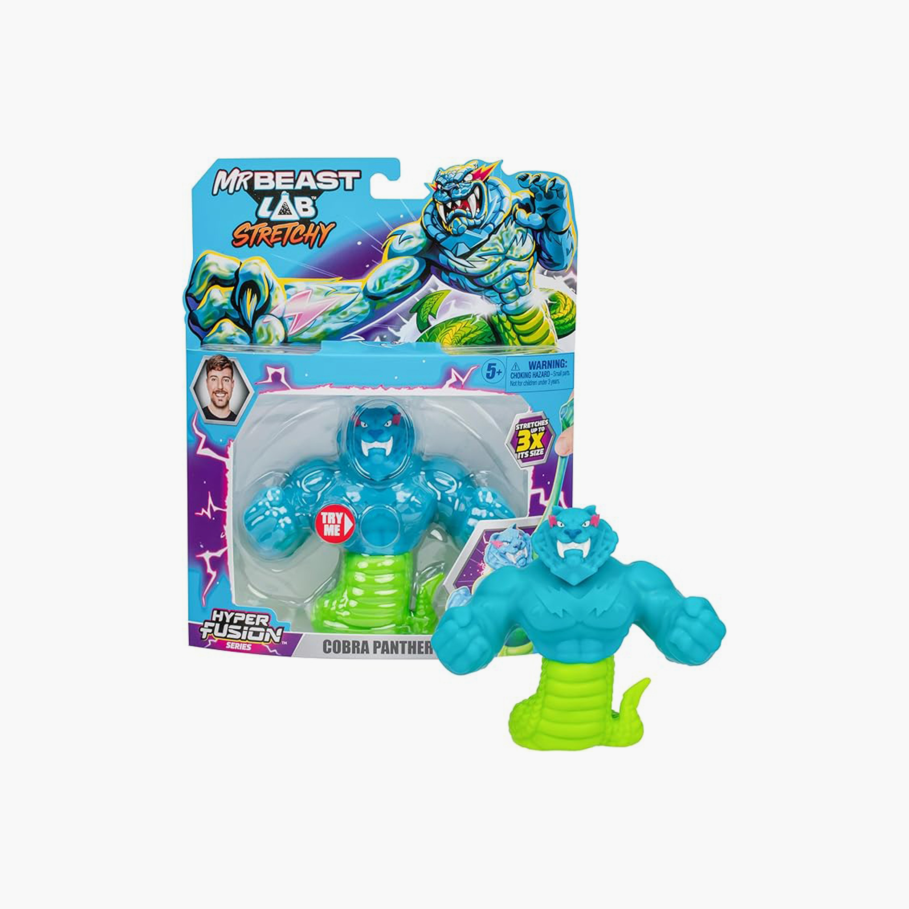 MrBeast Lab Stretchy Collectible - Cobra Panther-toys-playfigures-actionfigures-image-2
