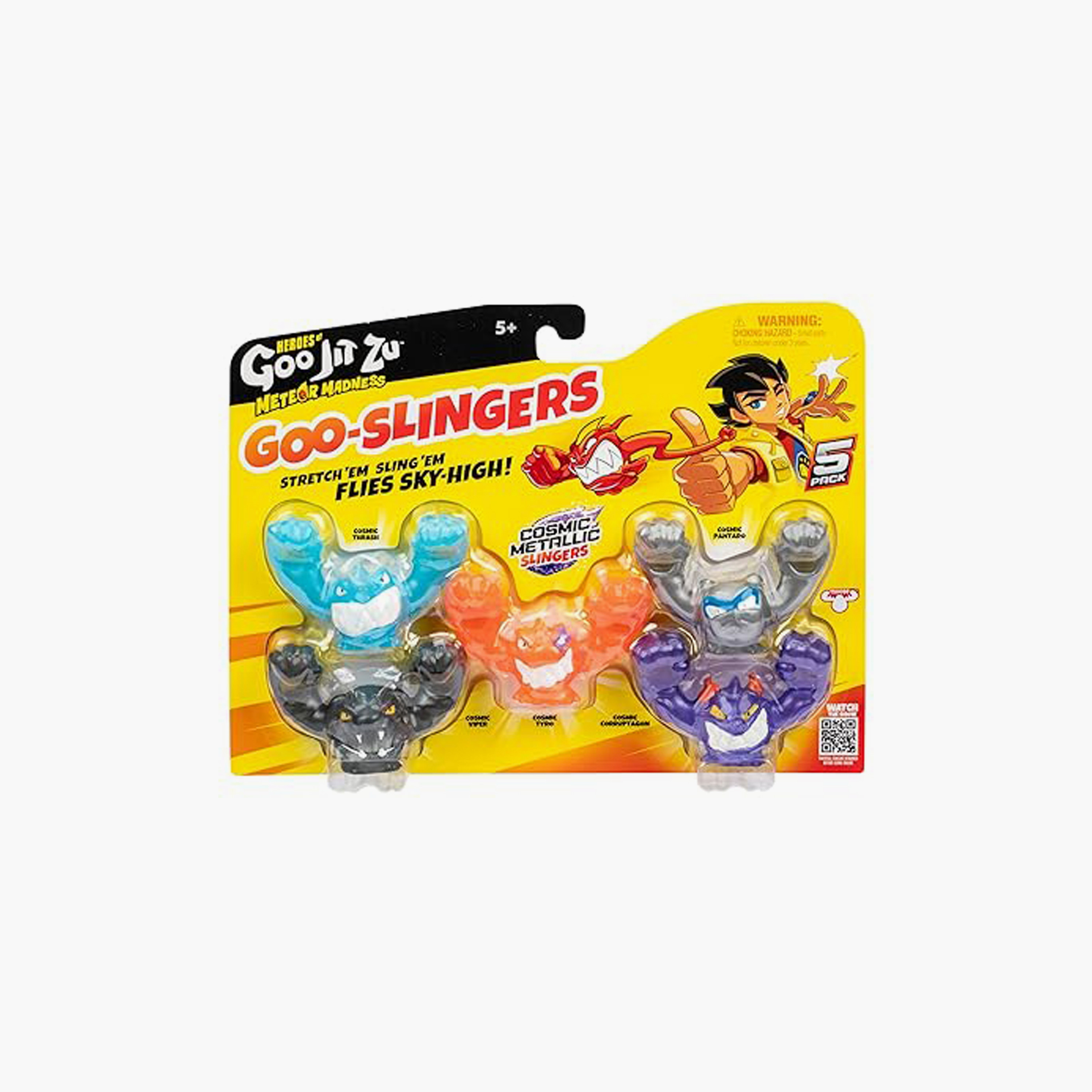 Heroes of Goo Jit Zu 5-Piece Meteor Madness Goo Cosmic Metallic Slingers-toys-playfigures-actionfigures-image-2