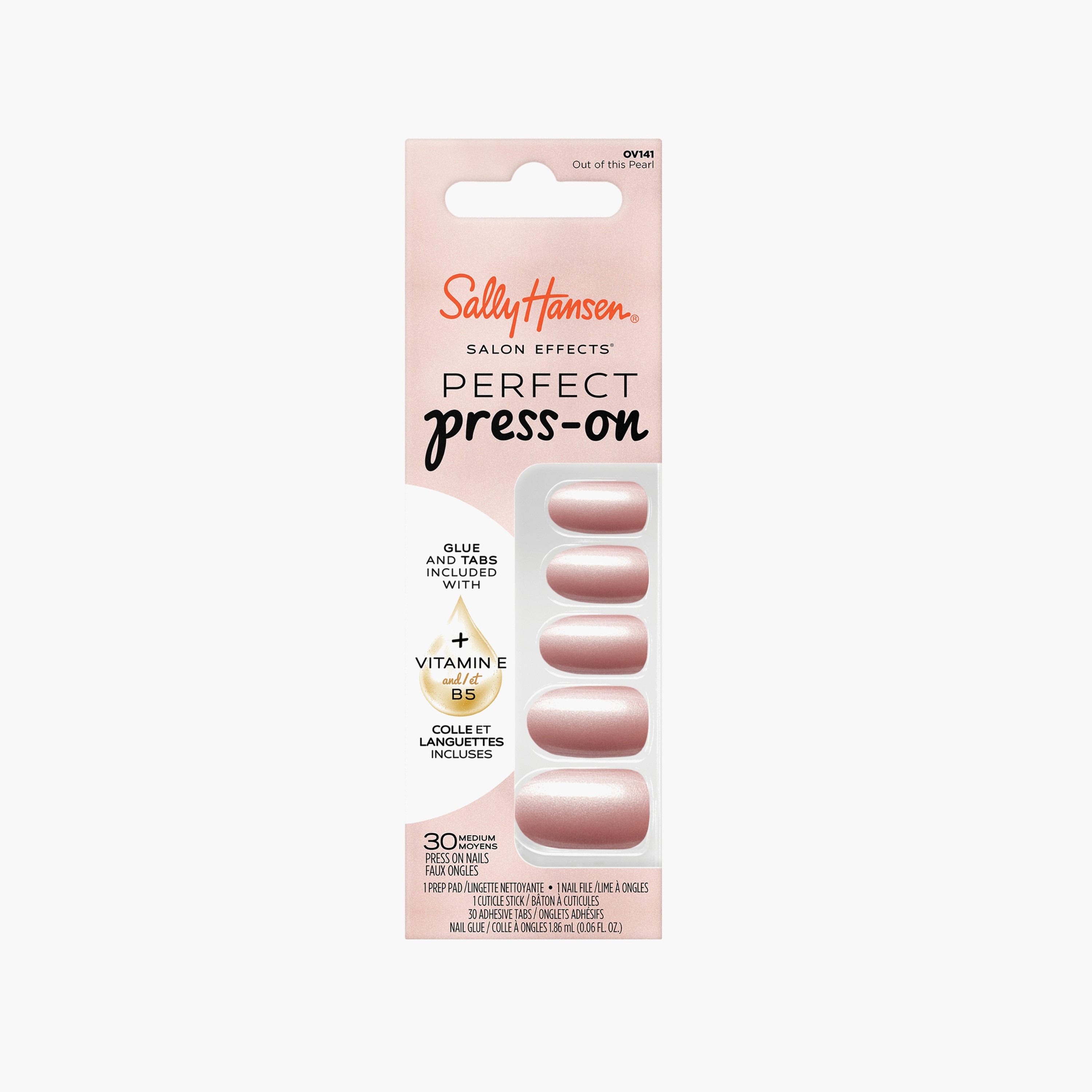 مجموعة أظافر سالي هانسن اللامعة اللاصقة - 27 غرام-beautyandpersonalcare-makeup-nails-artificialnails-image-1