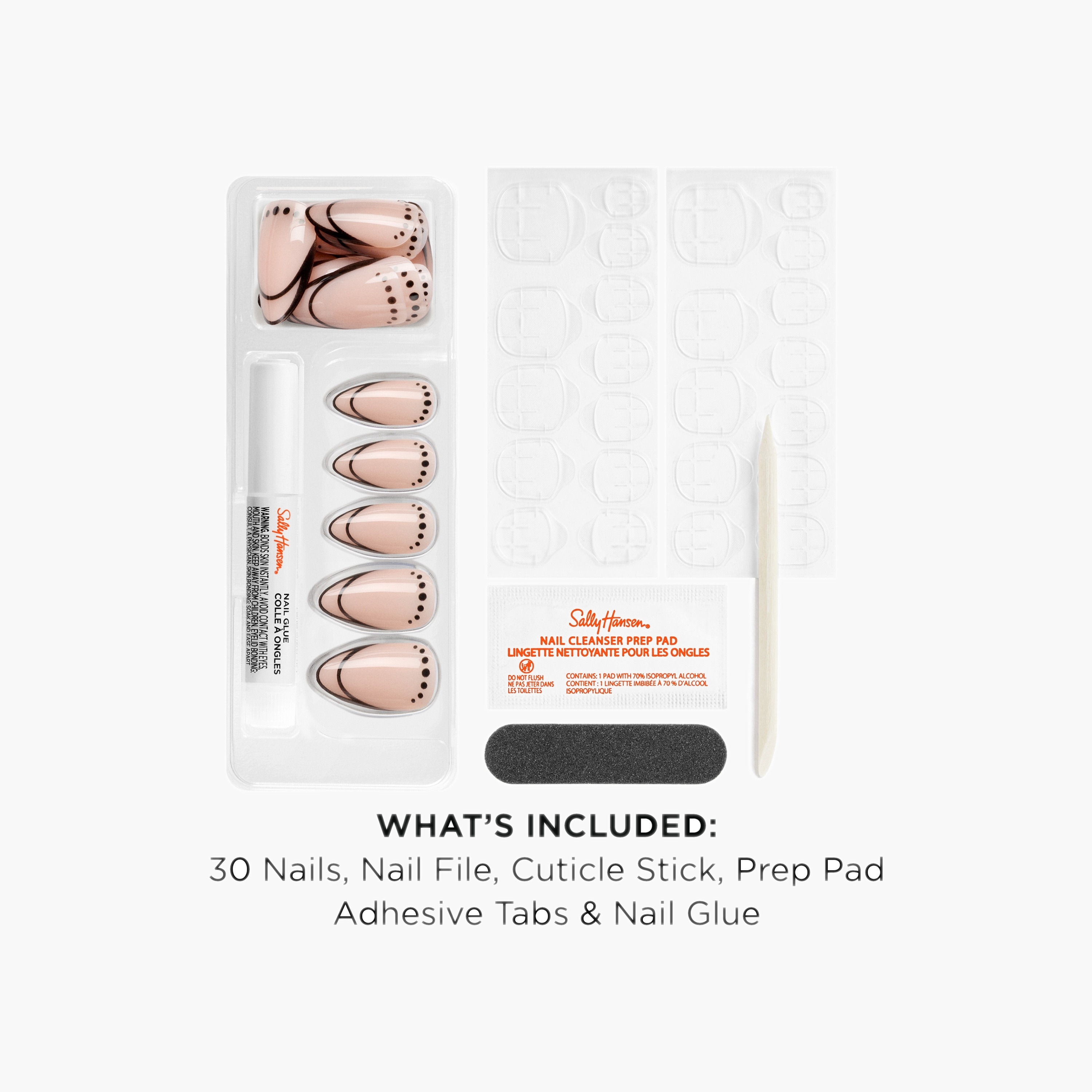 Sally Hansen Patterned Press-On Nails Set-27g-beautyandpersonalcare-makeup-nails-artificialnails-image-2
