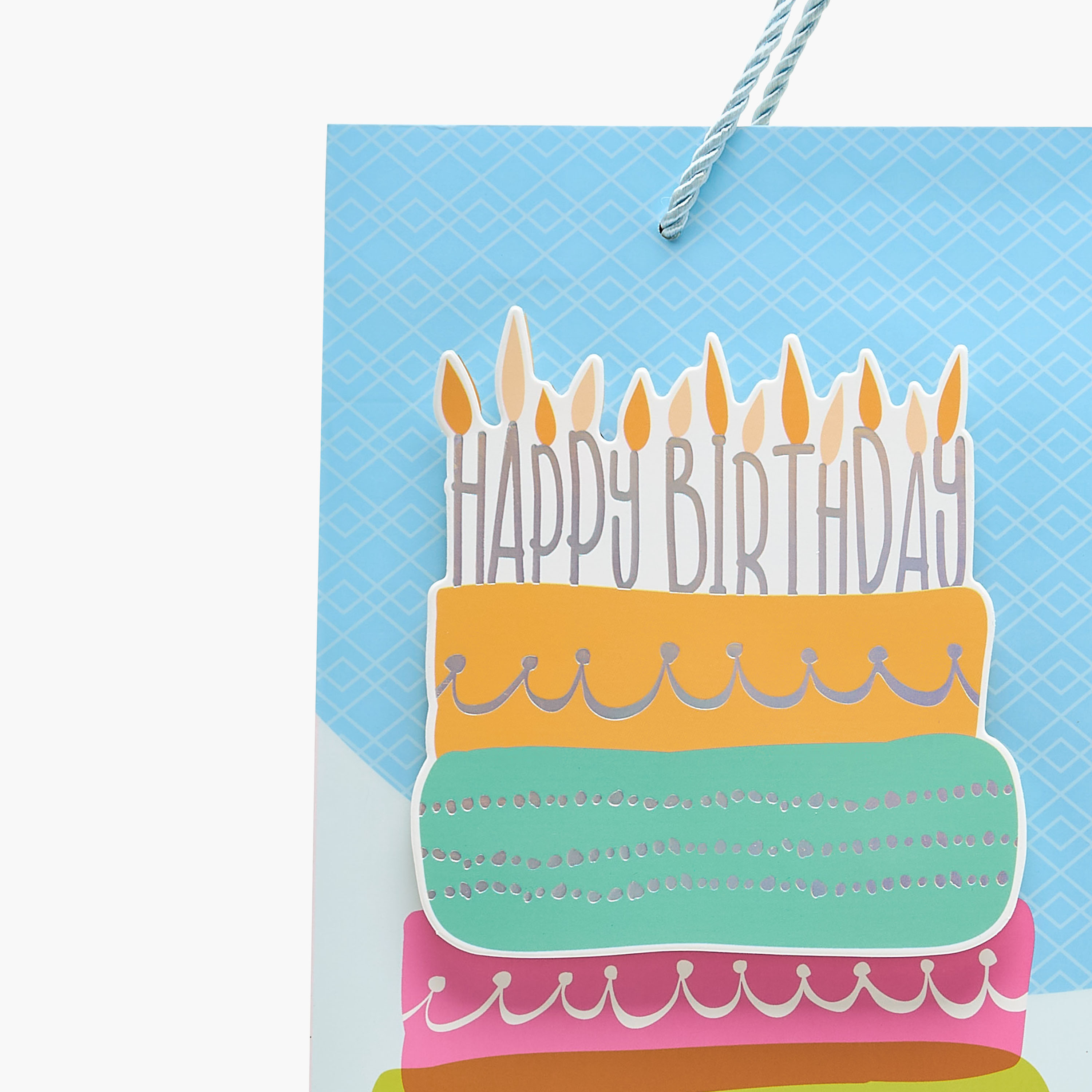 شنطة هدايا ورق بطبعات عيد ميلاد - متوسطة-household-giftingaccessories-giftings-image-3