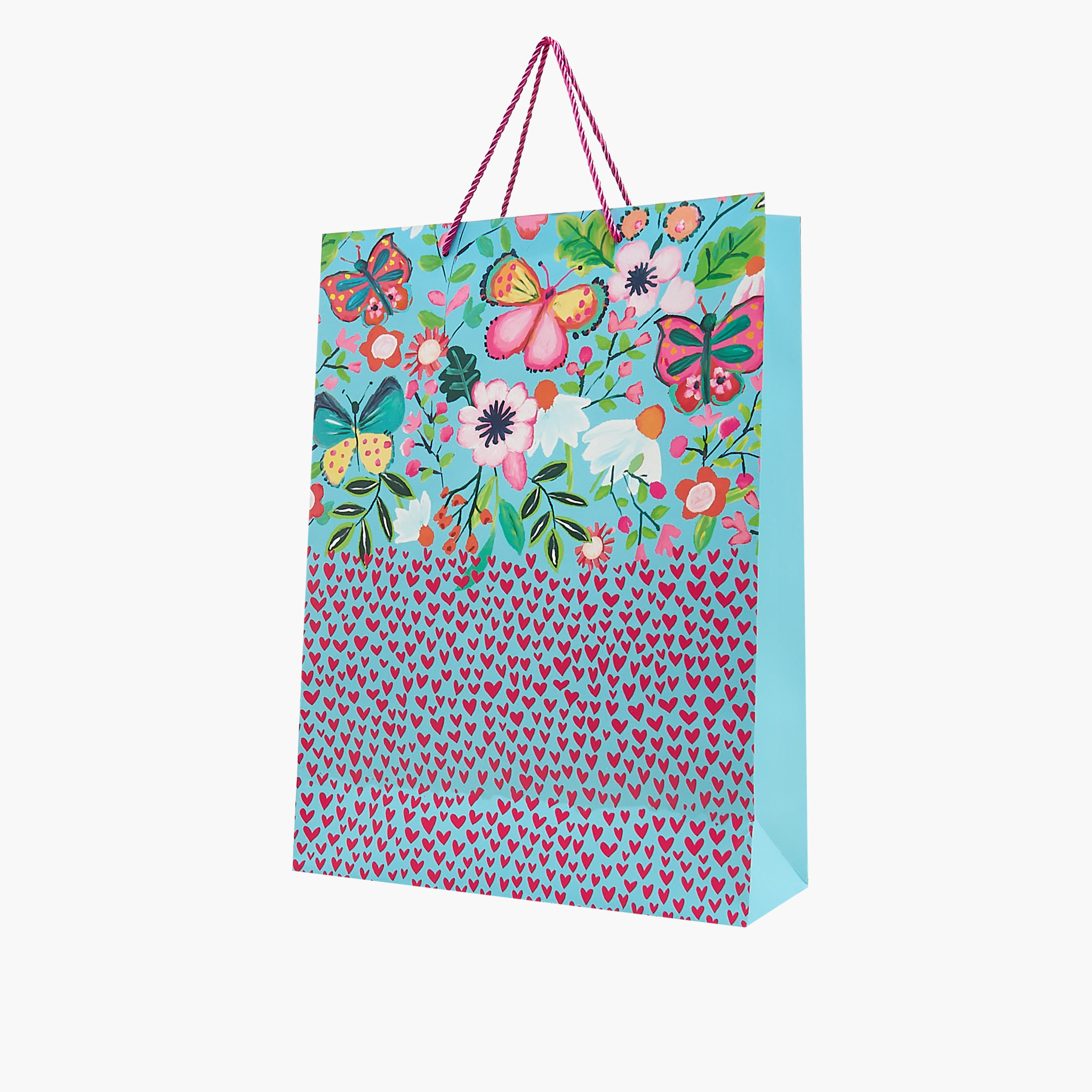 Floral Print Paper Gift Bag - Large-household-giftingaccessories-giftings-image-2