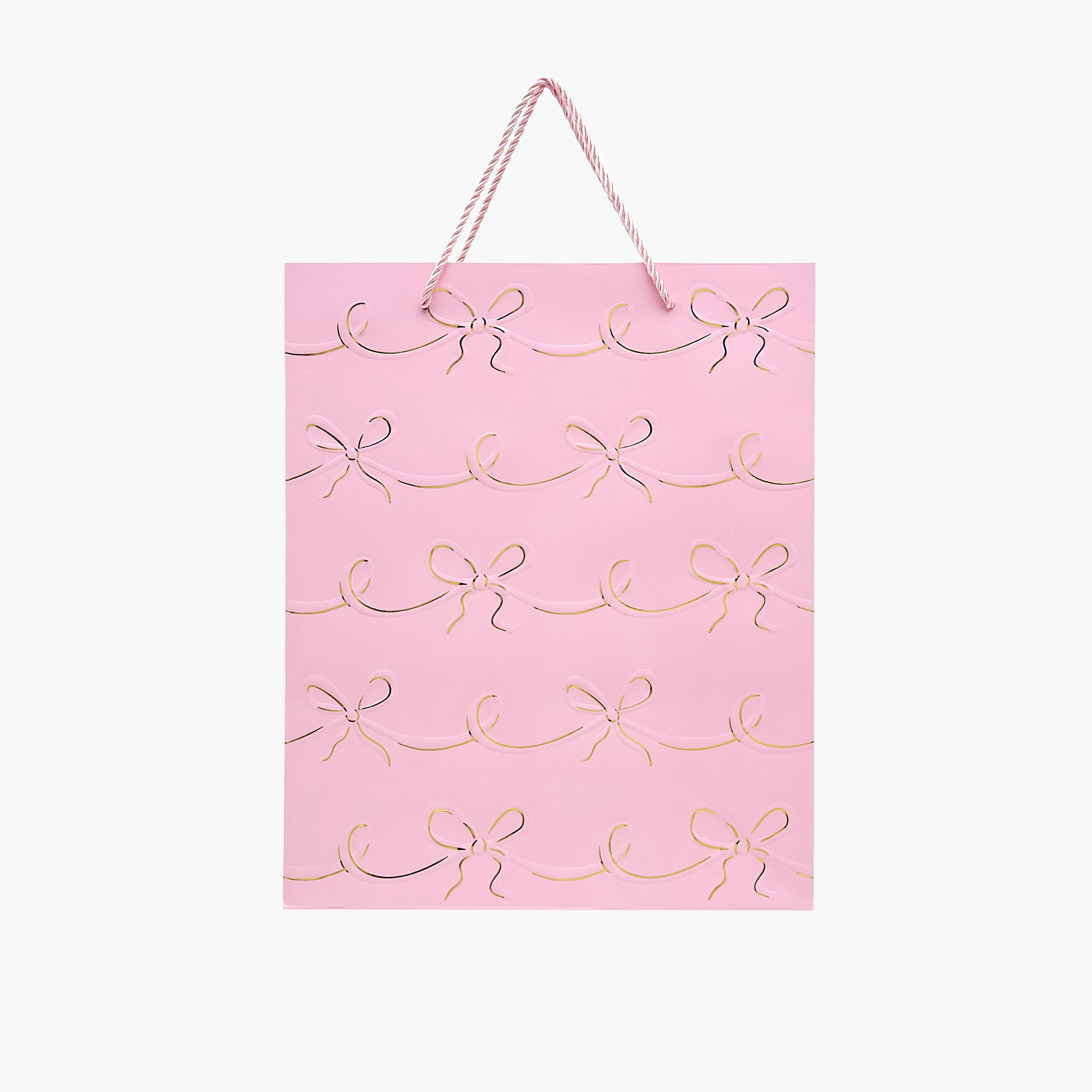 Bow Print Paper Gift Bag - Medium-household-giftingaccessories-giftings-image-1