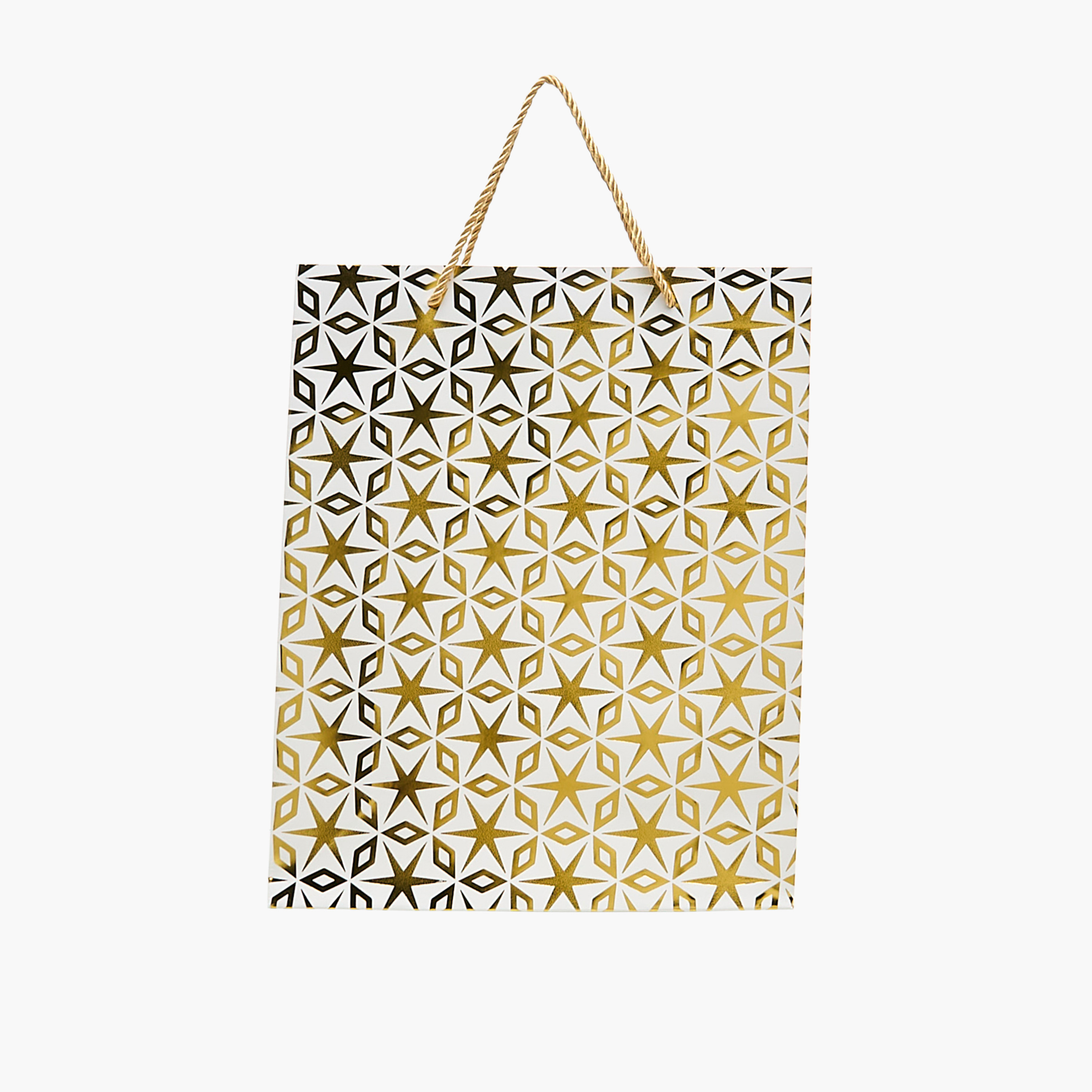 Geometric Print Paper Gift Bag - Medium-household-giftingaccessories-giftings-image-1