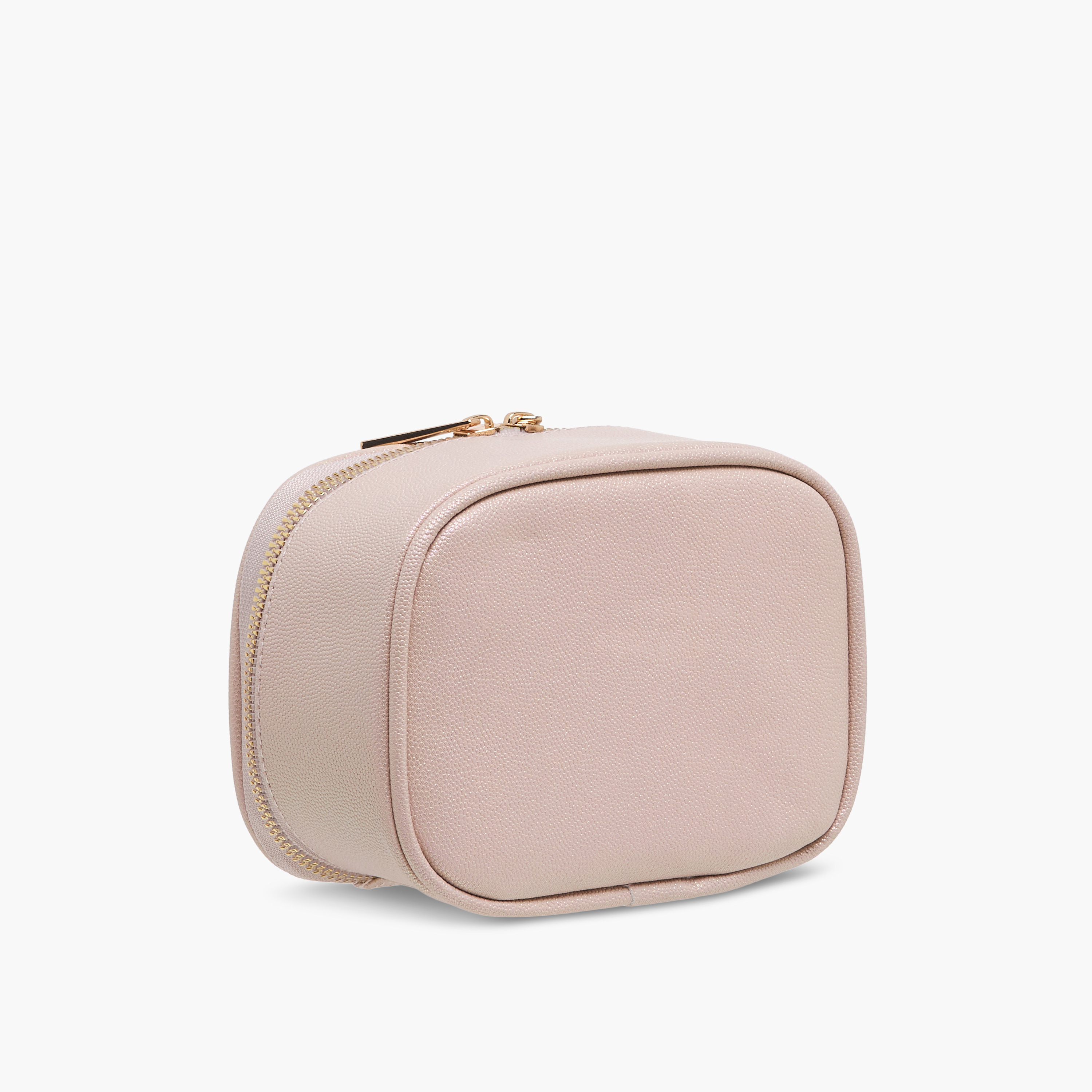 Solid Beauty Bag with LED Light and Mirror - 15x7x12 cms-beautyandpersonalcare-makeup-brushesandaccessories-makeuppouches-image-3