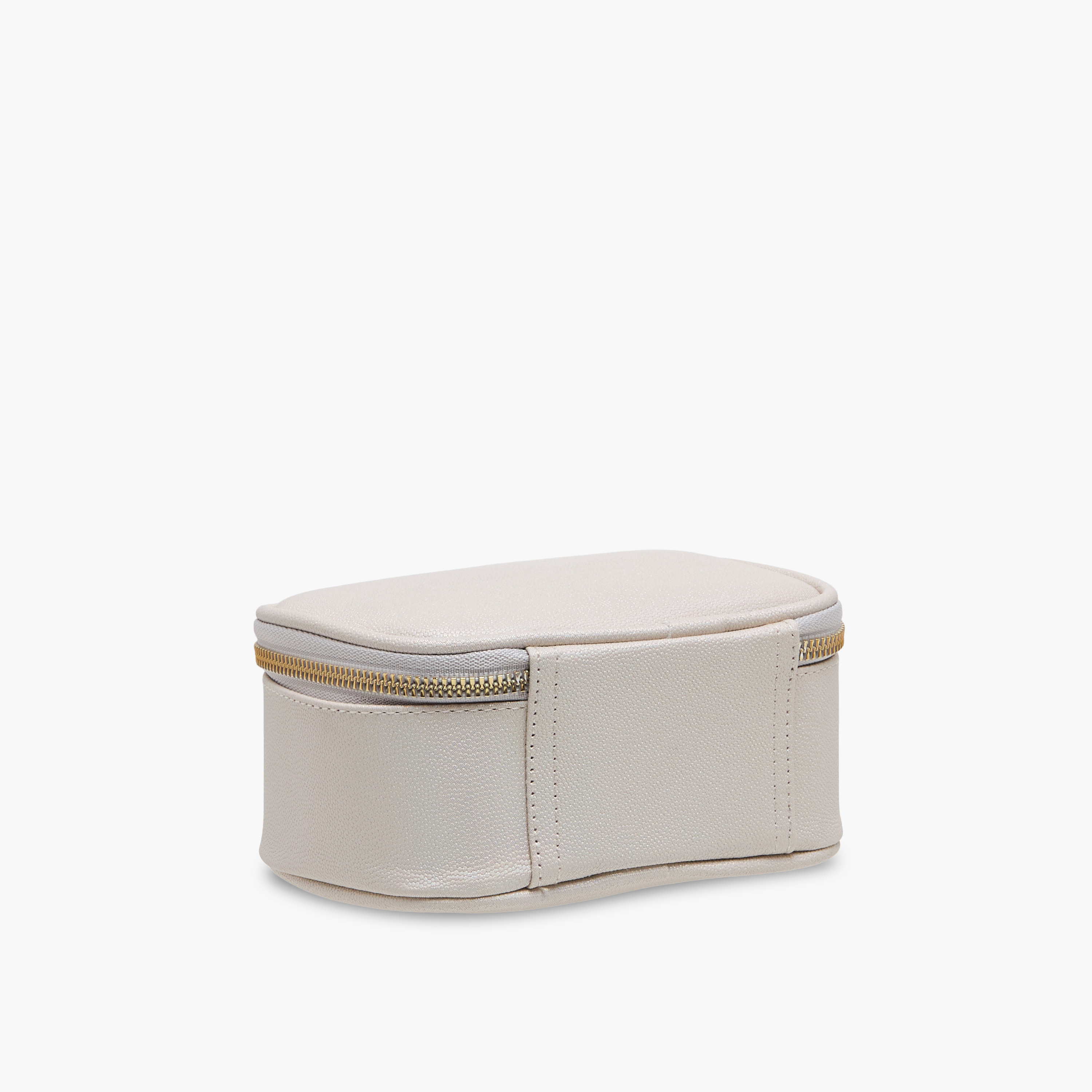 Solid Beauty Bag with LED Light and Mirror - 15x7x12 cms-women-watchesandjewellery-jewellery-storage-image-9