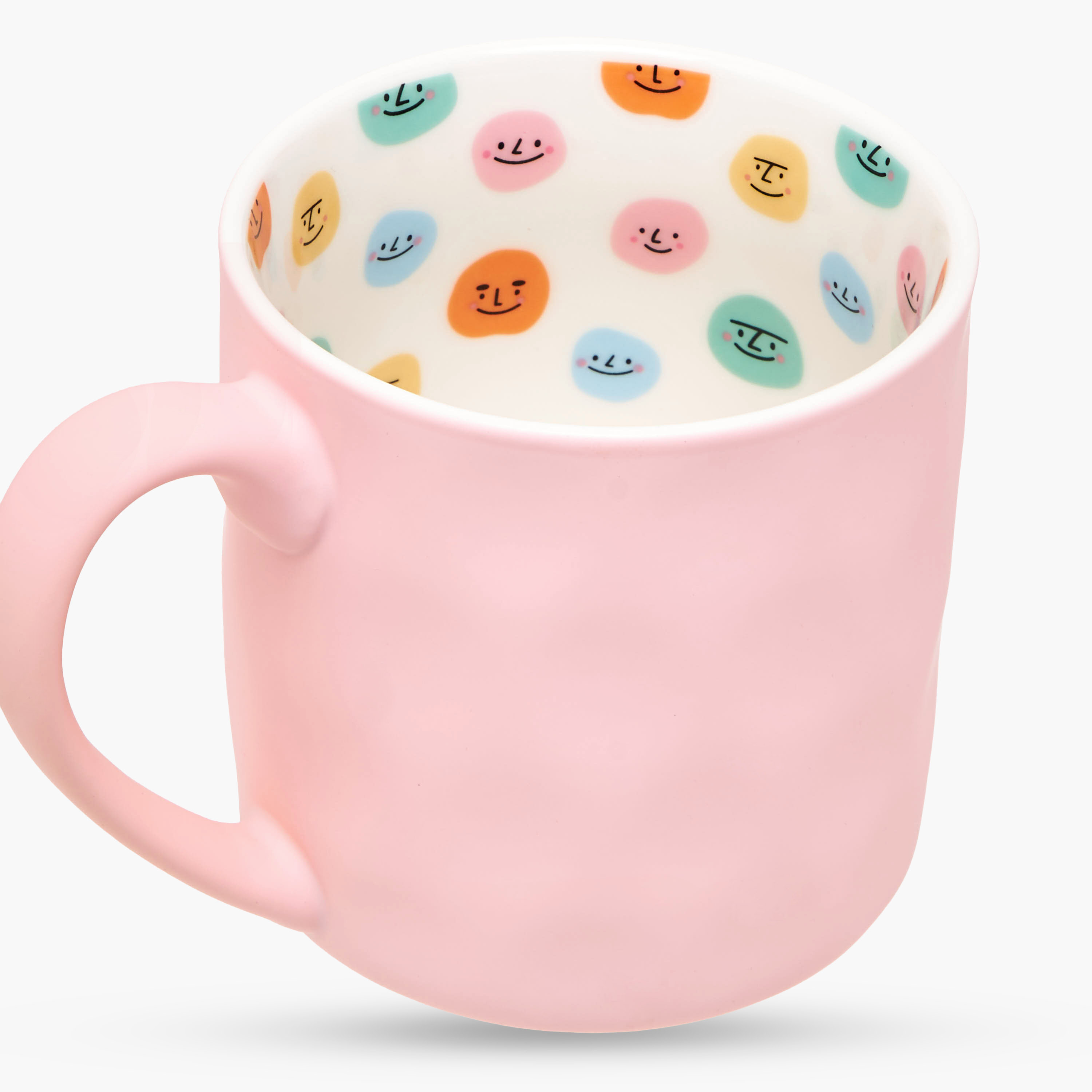 مج خزف صيني جديد بطبعات سمايل مع مقبض – 350 مل-household-dining-teaandcoffee-mugsandcups-image-3